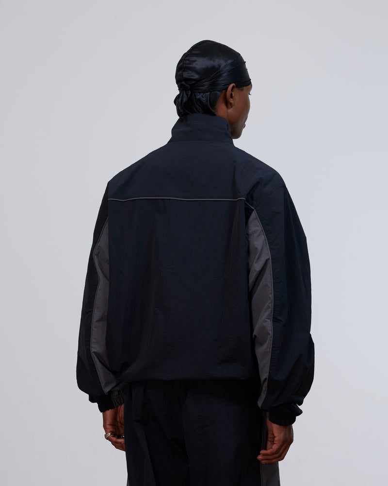 Patta Panelled Track Top (Black)