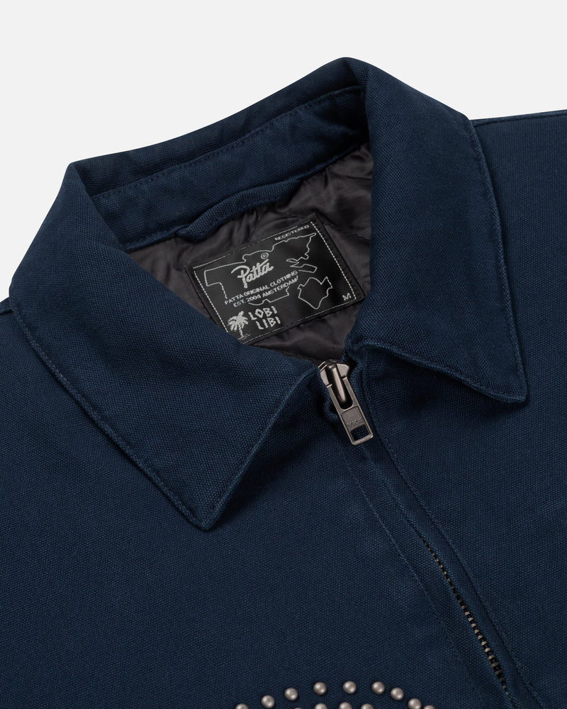 Patta Canvas Workwear Jacket (Peacoat)