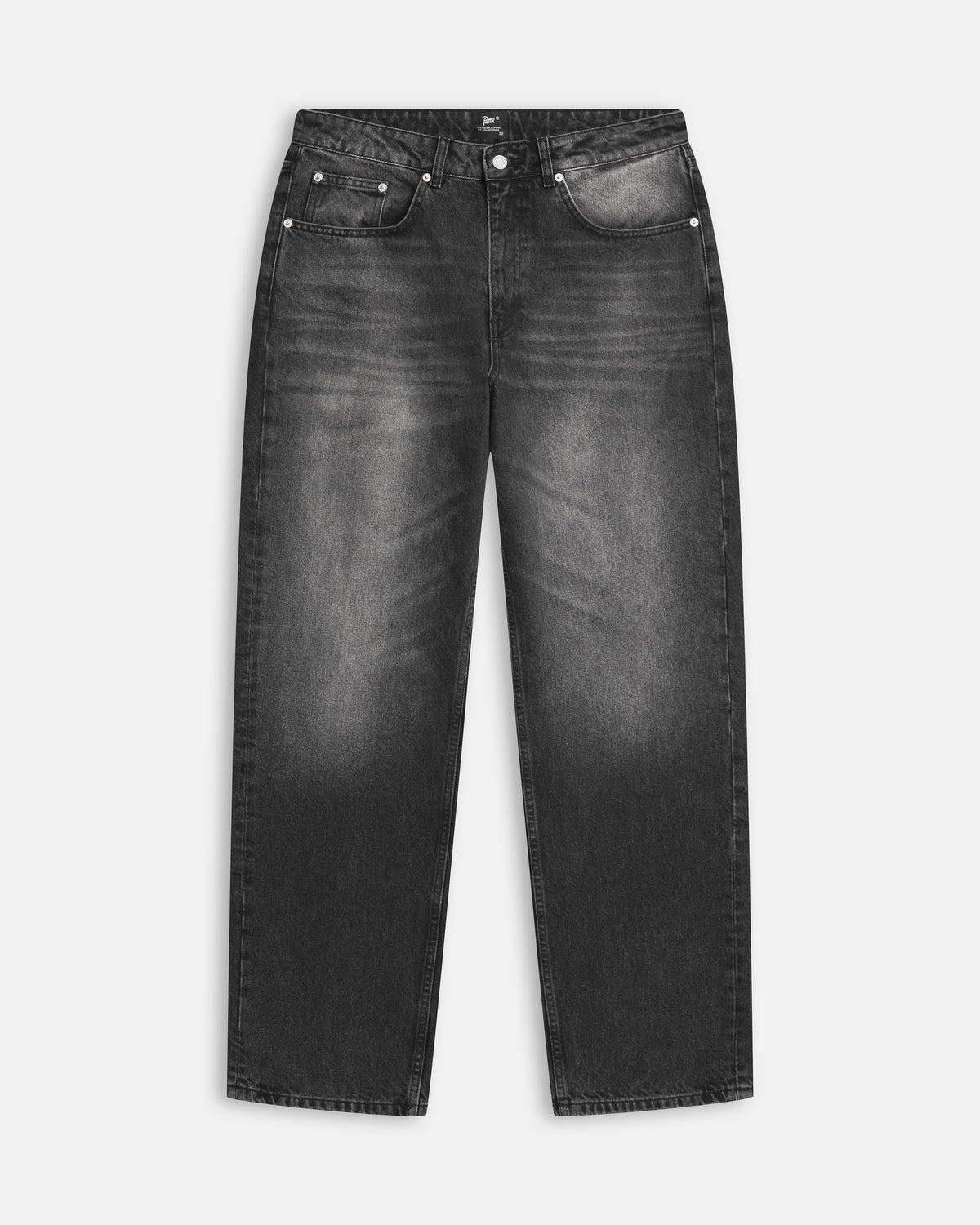 Patta Dark Dirty Whiskers Baggy Denim Pants (Black)