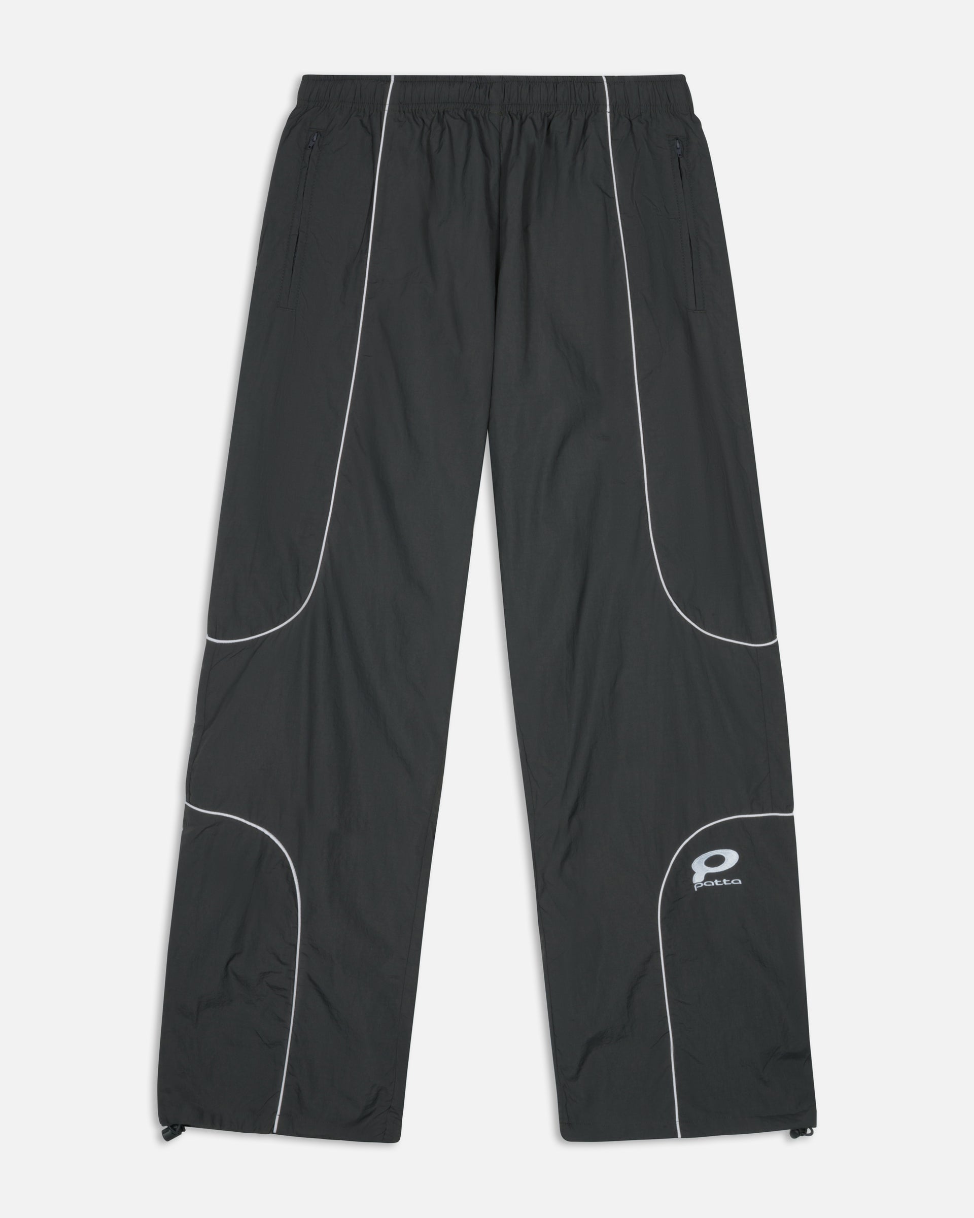 Patta Piping Track Pants (Grey Pinstripe)