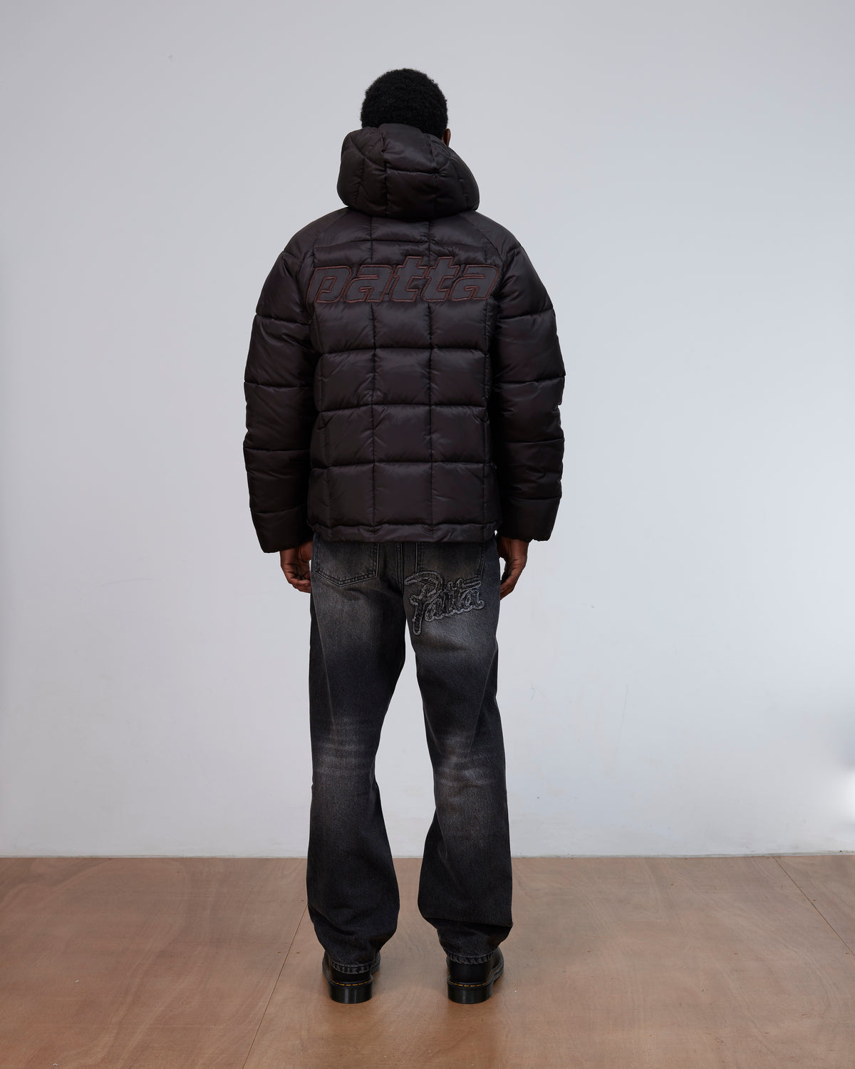 Patta Square Quilted Puffer Jacket (Java)