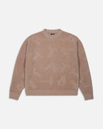 Patta Chenille Alphabet Knitted Sweater (Irish Cream)