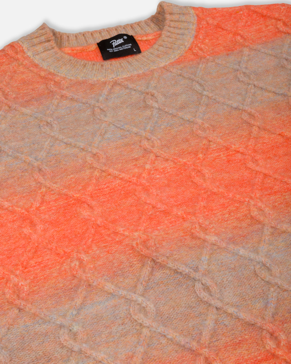 Patta Space Dye Cable Knitted Sweater (Multi)