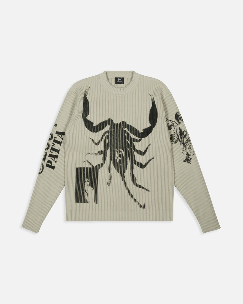 Patta Scorpio Knitted Jumper (Plaza Taupe)