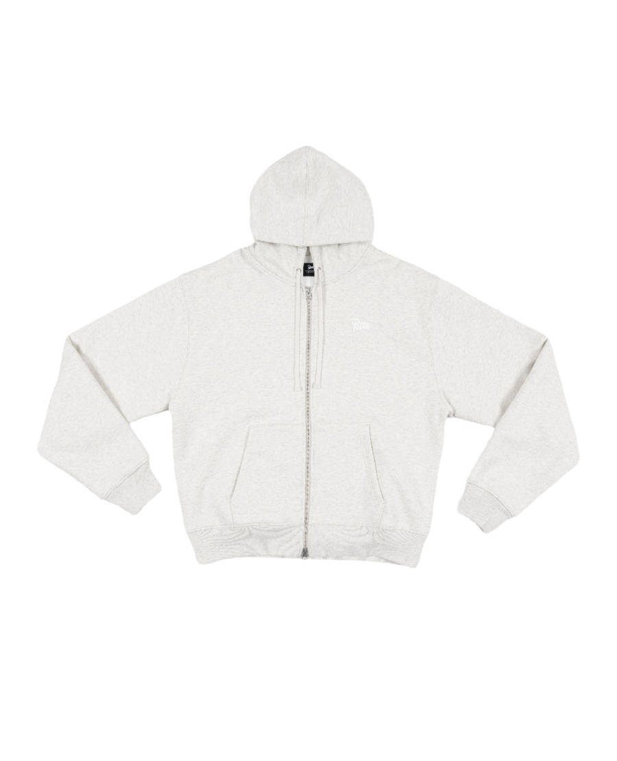 Patta Basic Waffle Zip Hooded Sweater