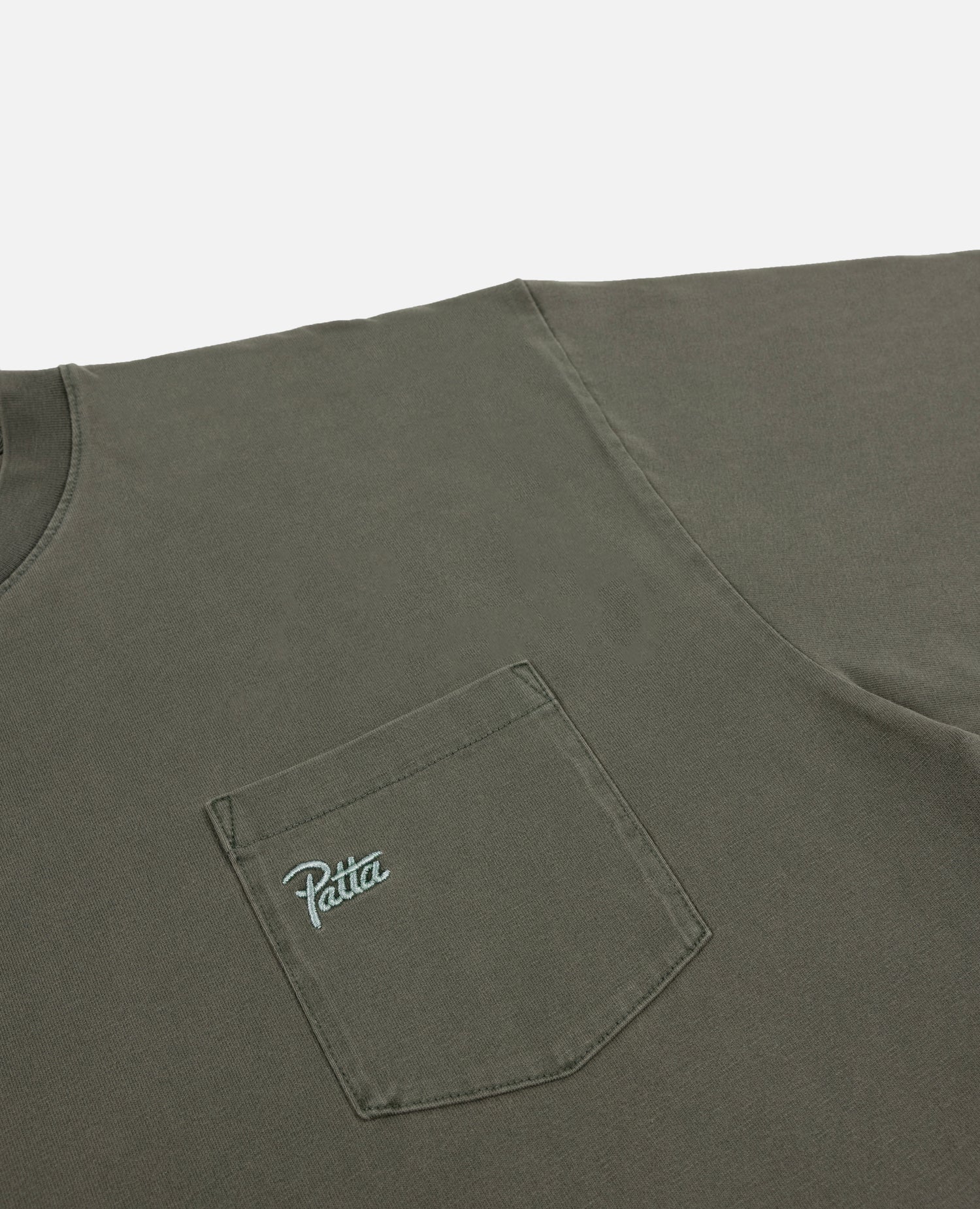 Patta Basic Washed Pocket T-Shirt (Beetle)