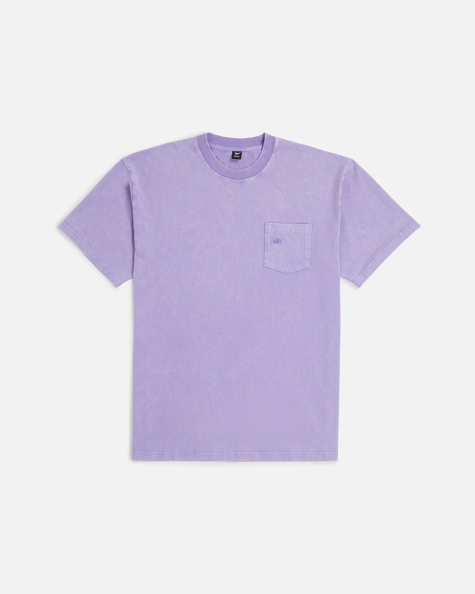 Patta Basic Washed Pocket T-Shirt - Paisley Purple