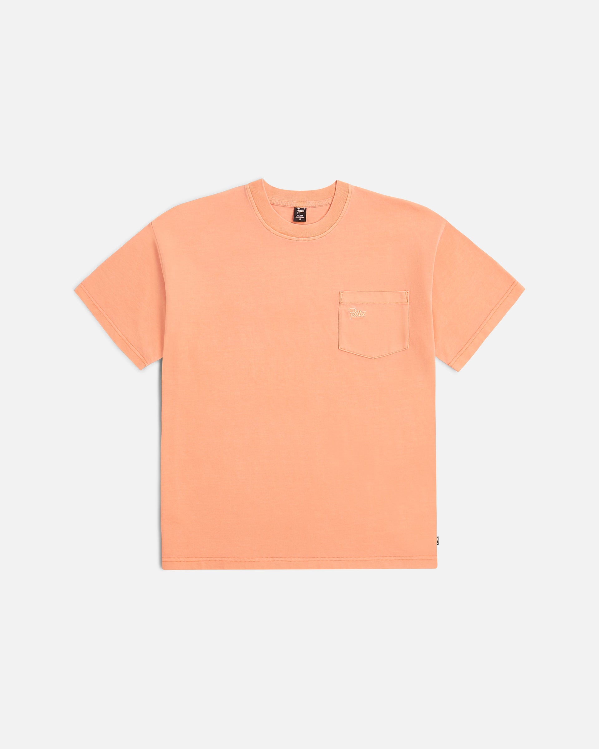 Patta Basic Washed Pocket T-Shirt - Melon