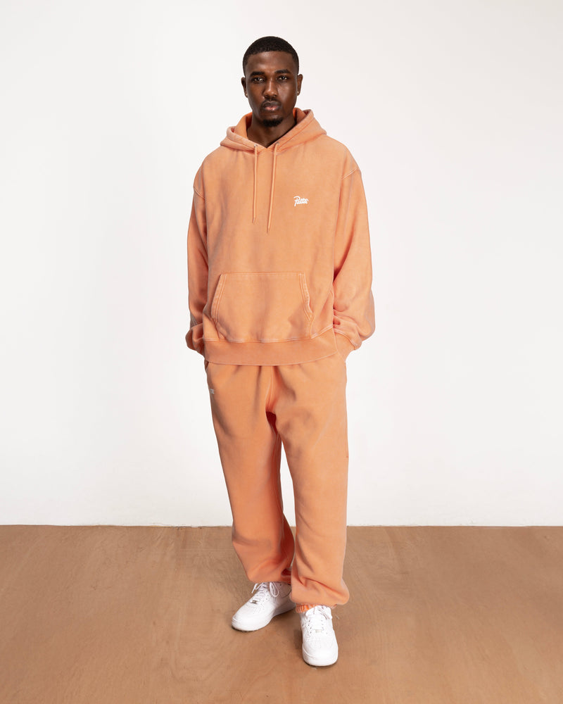 Patta Classic Washed Hooded Sweater - Melon