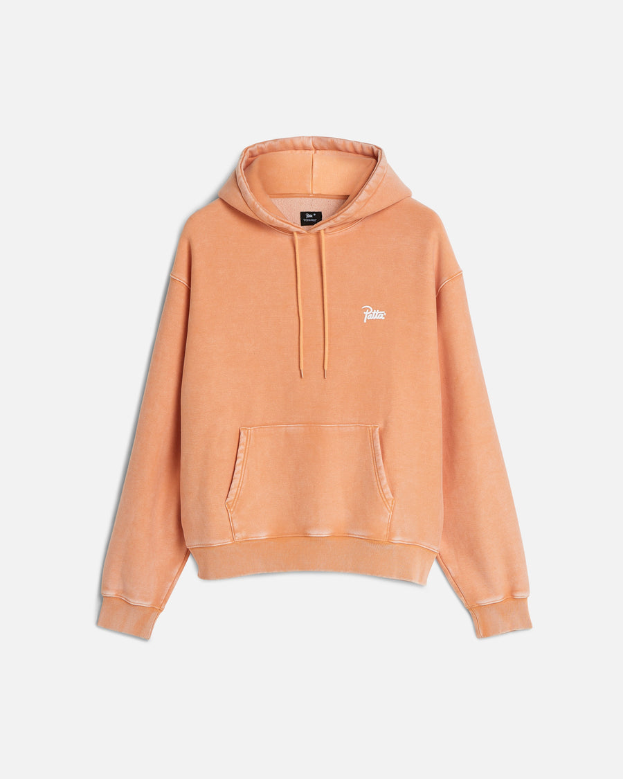 Patta Classic Washed Hooded Sweater - Melon