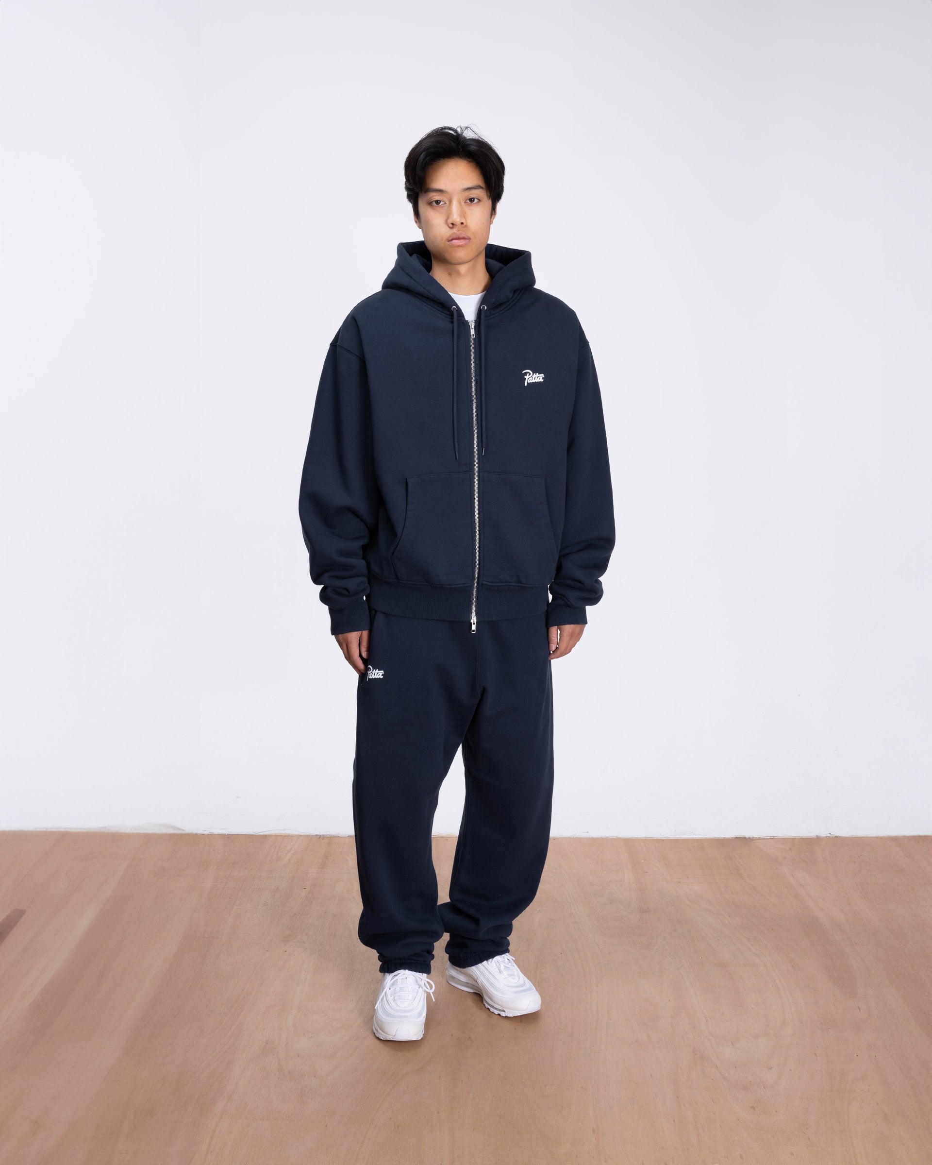 Patta Classic Zip Up Hooded Sweater