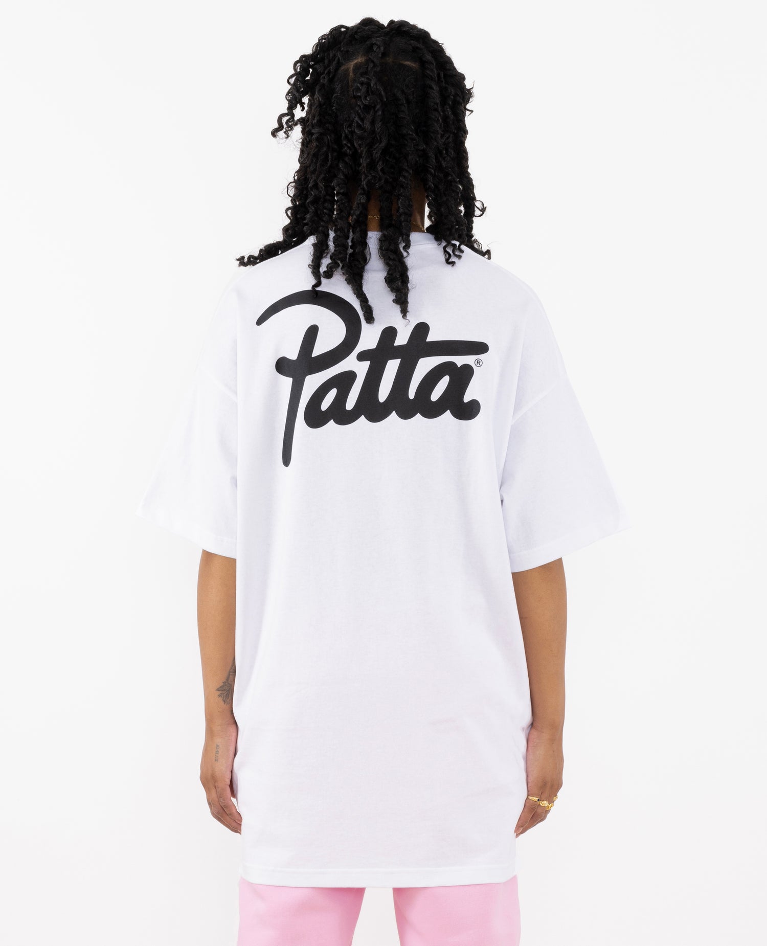 Patta Femme Basic Dress T-Shirt (White)