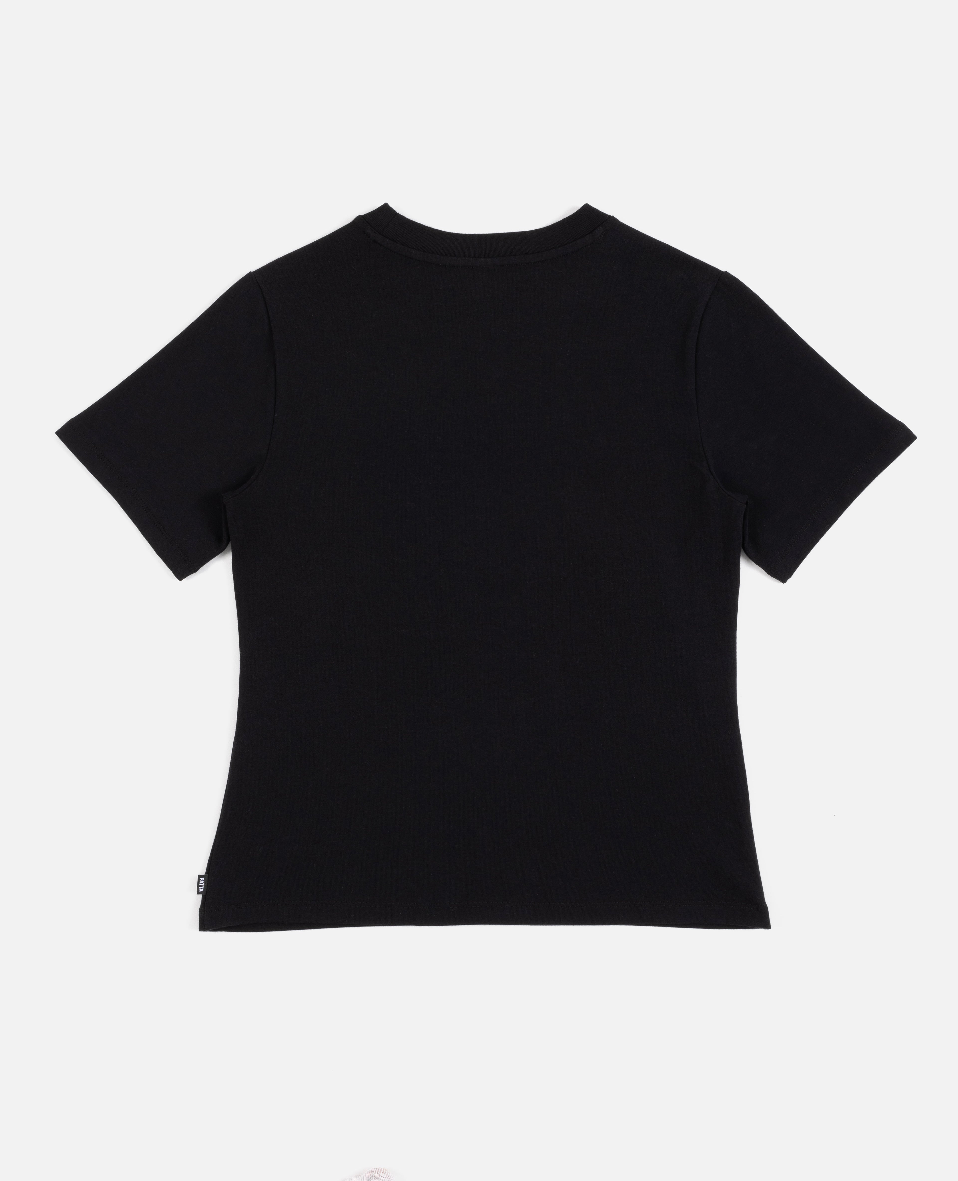 Patta Femme Basic Fitted T Shirt Black Patta UK