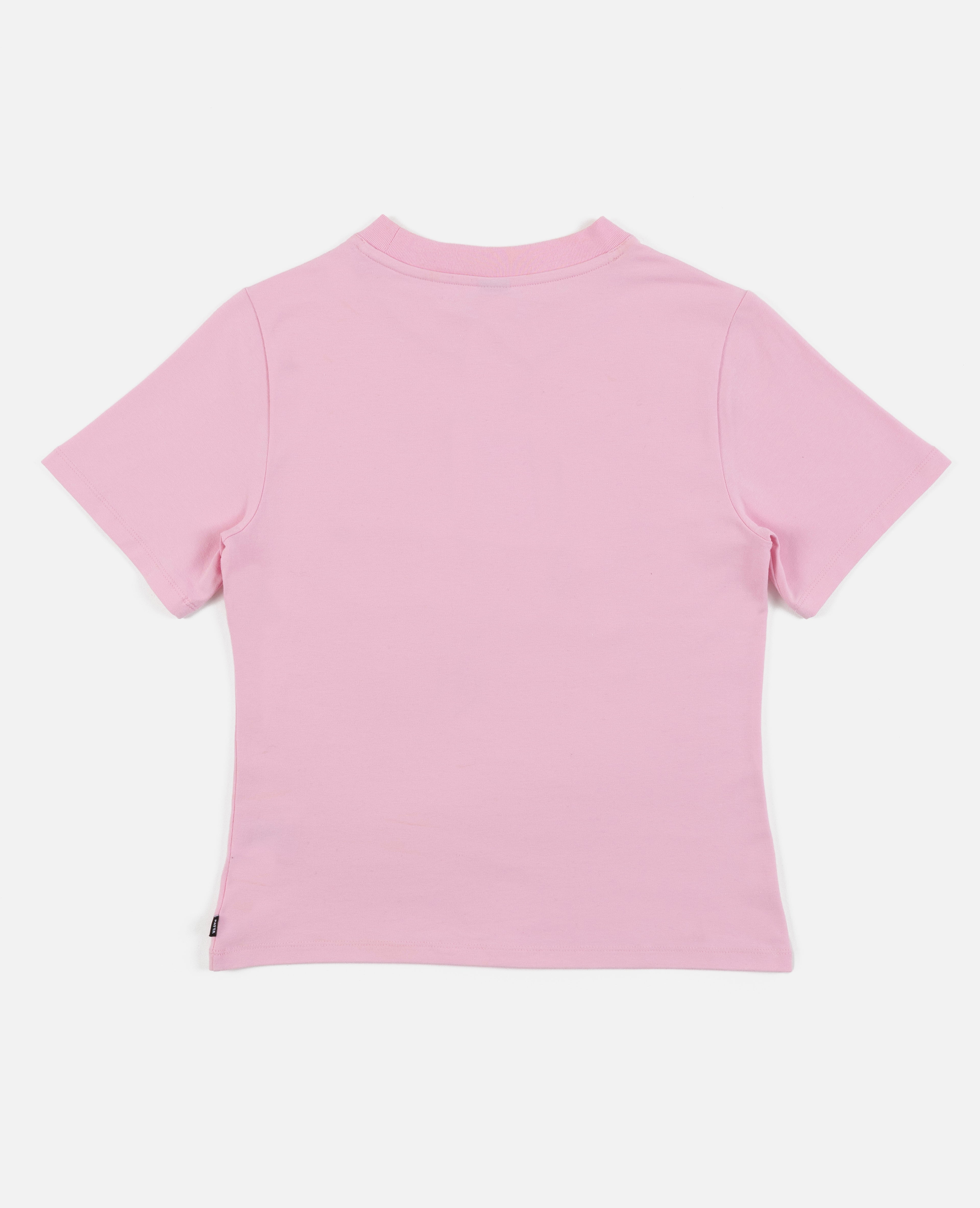 Patta Femme Basic Fitted T Shirt Cradle Pink Patta UK