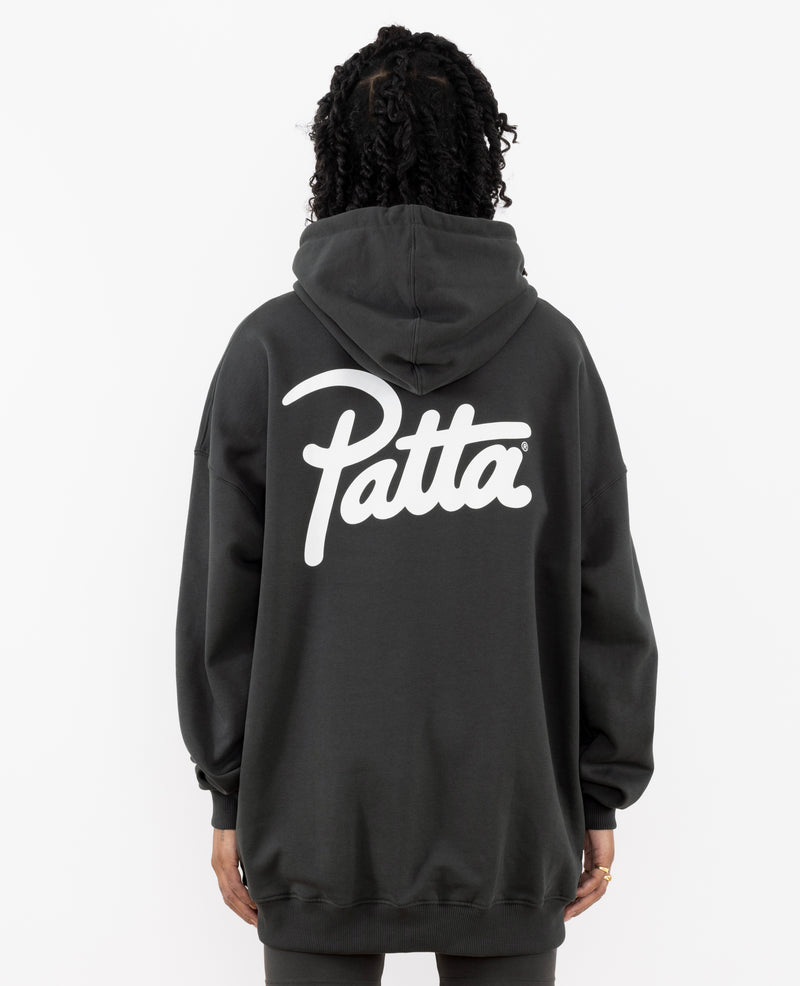 Patta Femme Basic Washed Hooded Sweater Dress