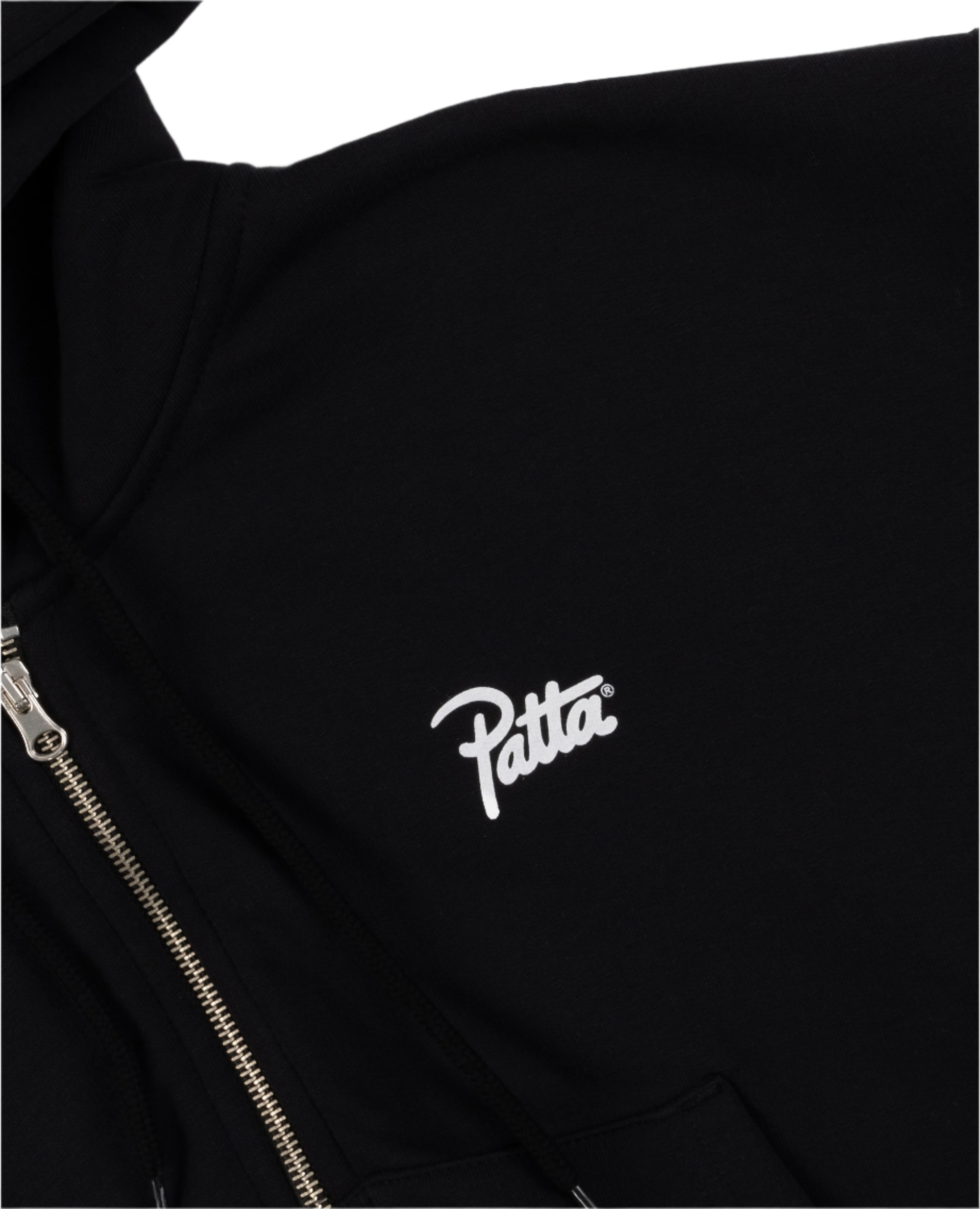 Patta Femme Basic Cropped Zip Hooded Sweater