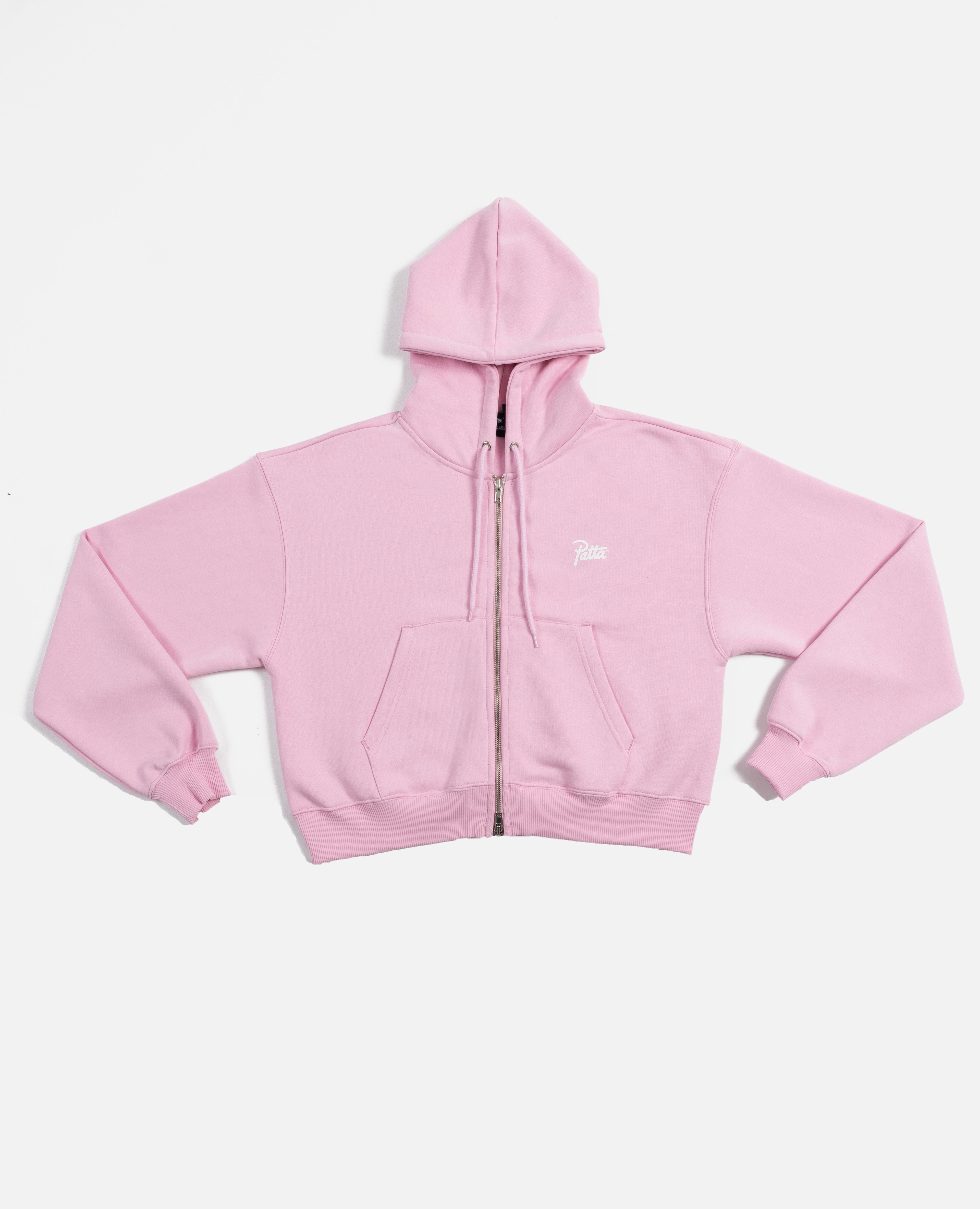 Light pink hotsell cropped champion hoodie