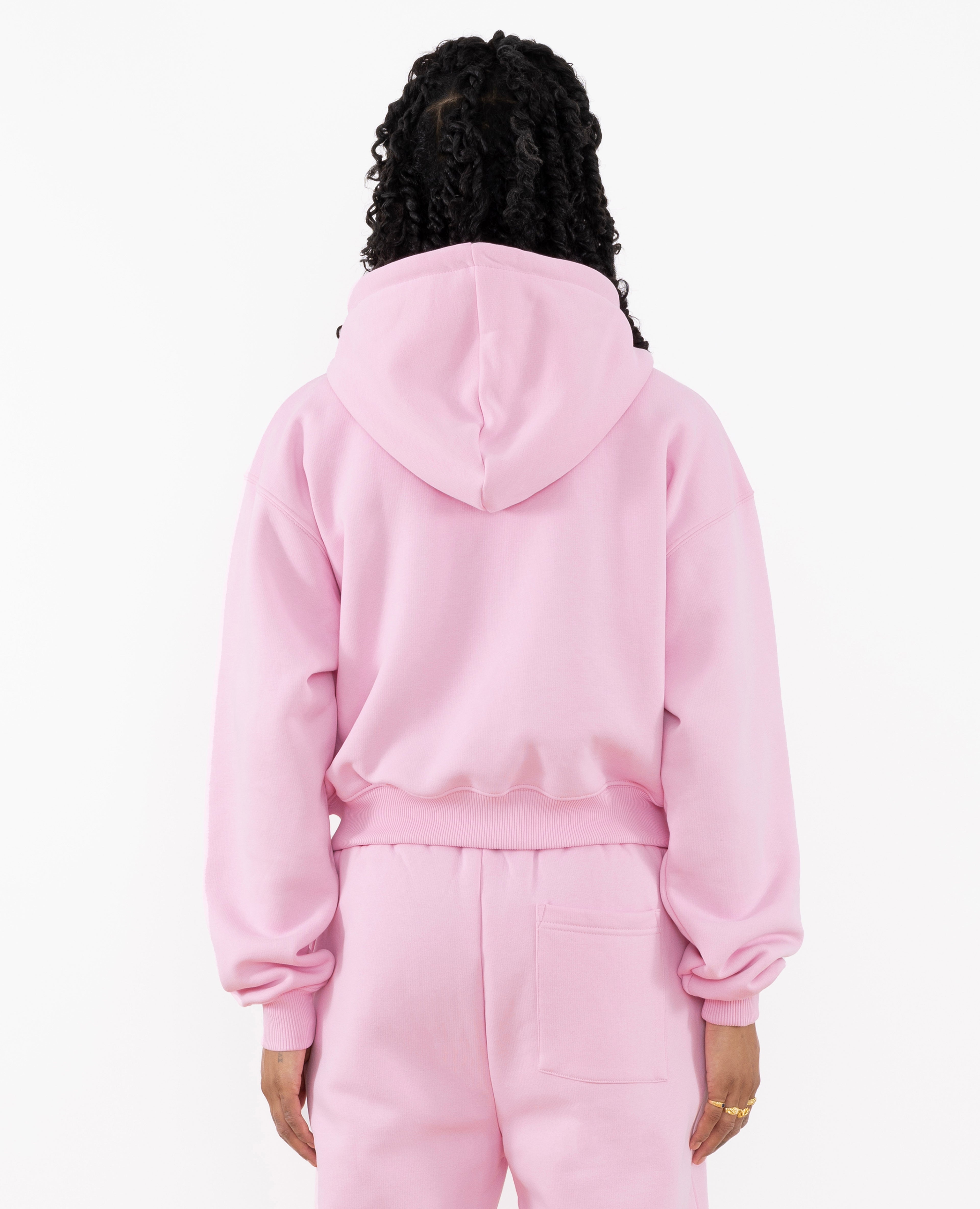 Patta Femme Basic Cropped Zip Hooded Sweater (Cradle Pink) – Patta UK