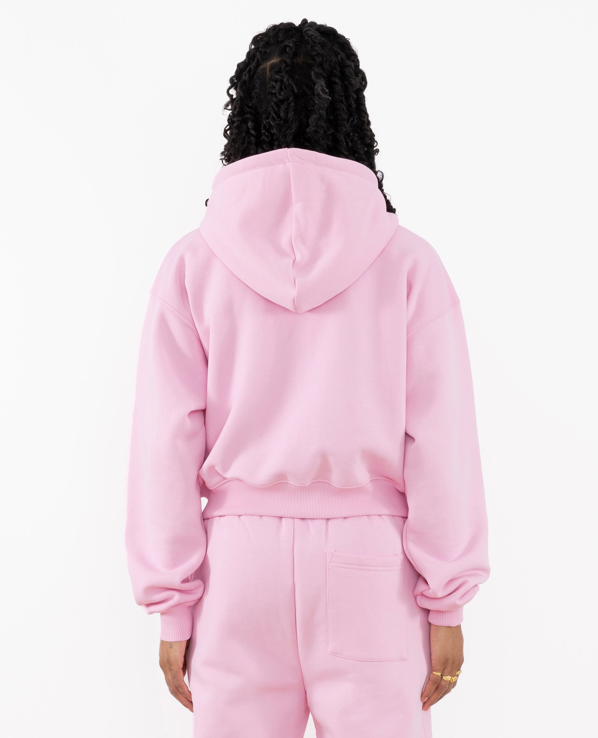 Patta Femme Basic Cropped Zip Hooded Sweater