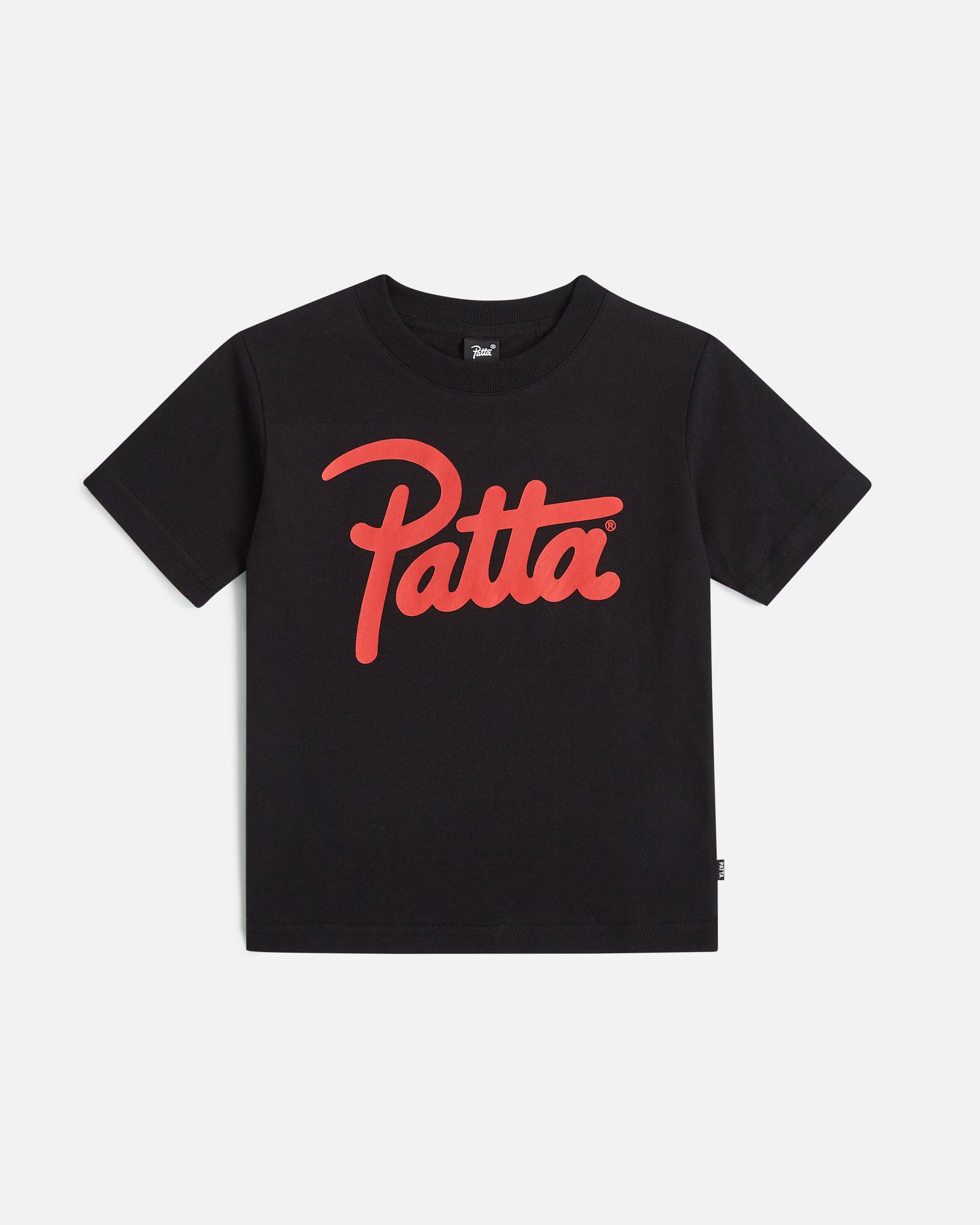 Patta Script Logo Kids T-Shirt (Black)