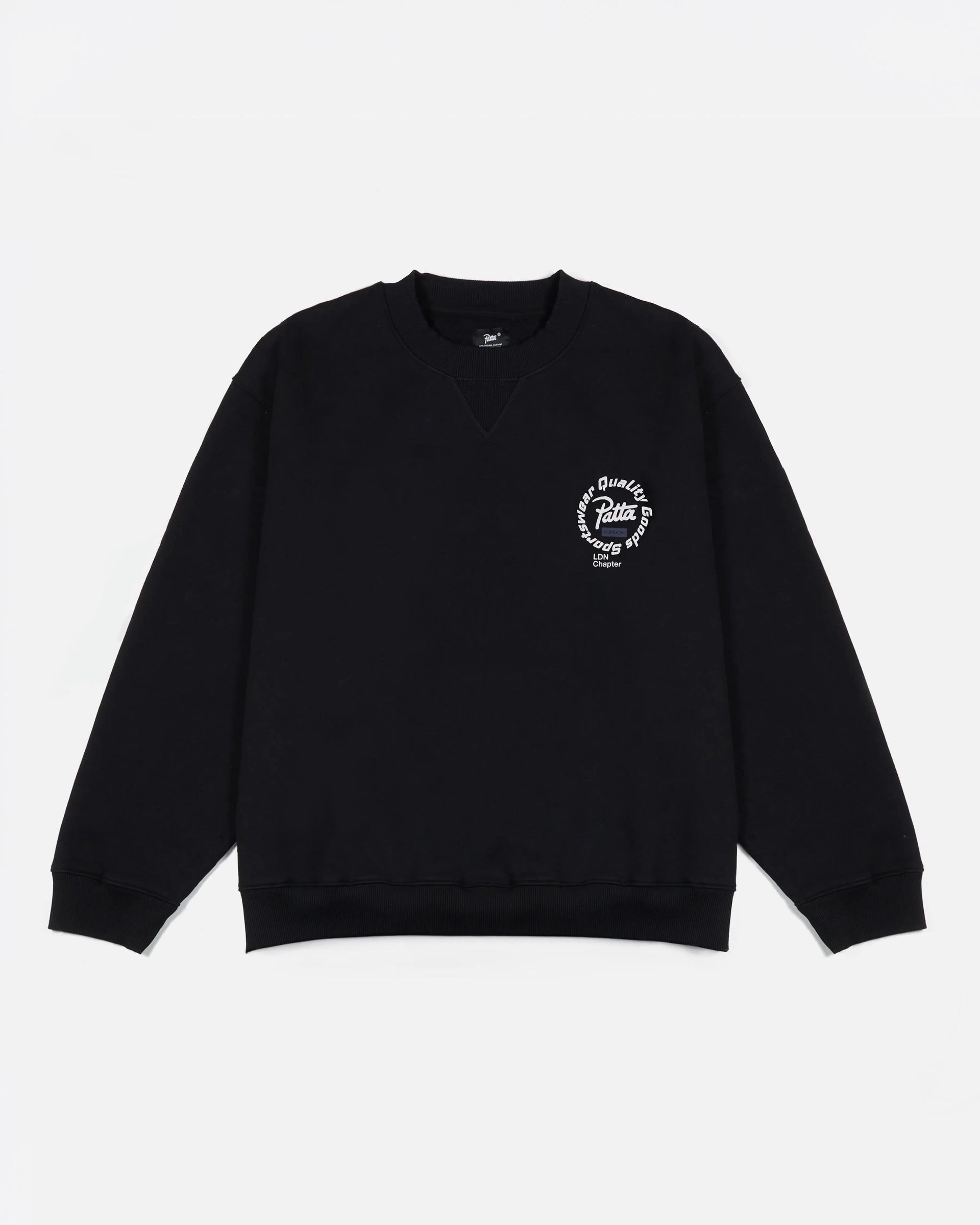 Patta London Chapter Crewneck Sweater (Black)