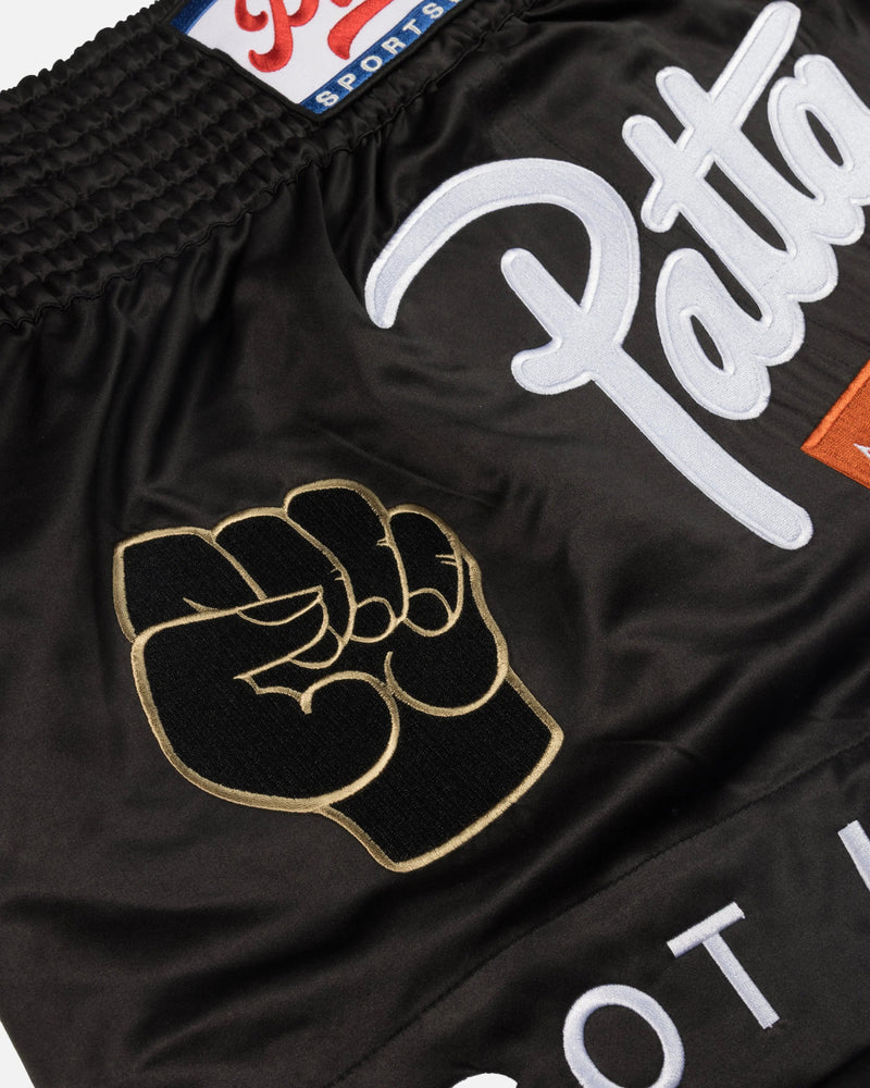 Patta Amsterdam Chapter Muay Thai Shorts (Black)