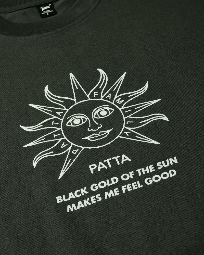 Patta Black Gold Sun T-Shirt