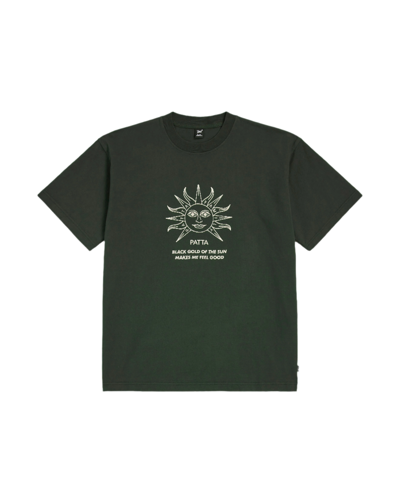 Patta Black Gold Sun T-Shirt