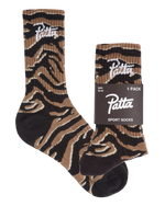 Patta Tiger Stripe Script Logo Sport Socks