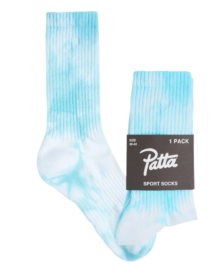 Patta Tie Dye Script Logo Sport Socks