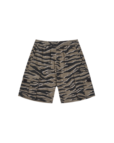 Patta Tiger Stripe Camo Cargo Ripstop Shorts