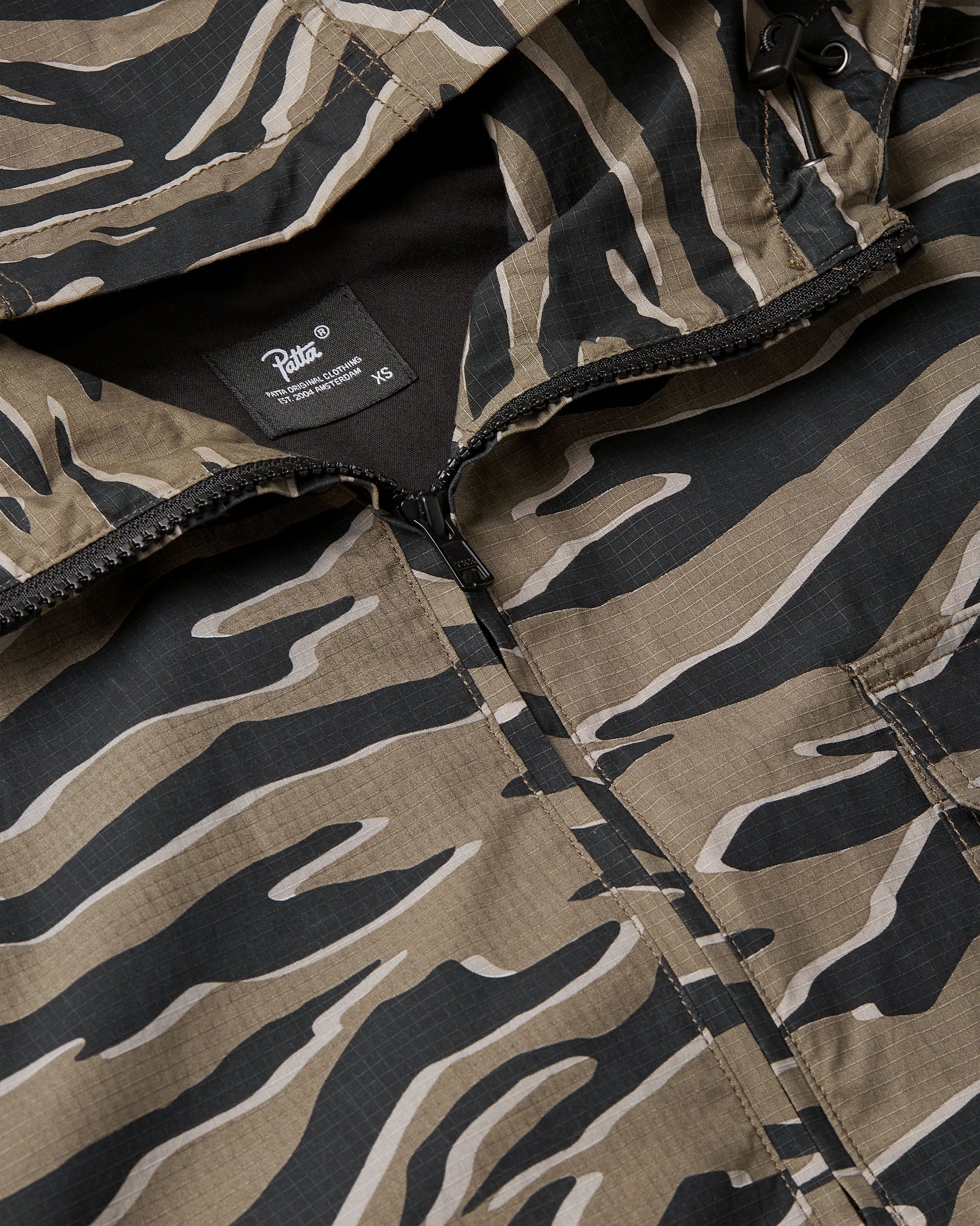 Patta Tiger Stripe Camo Ripstop Jacket