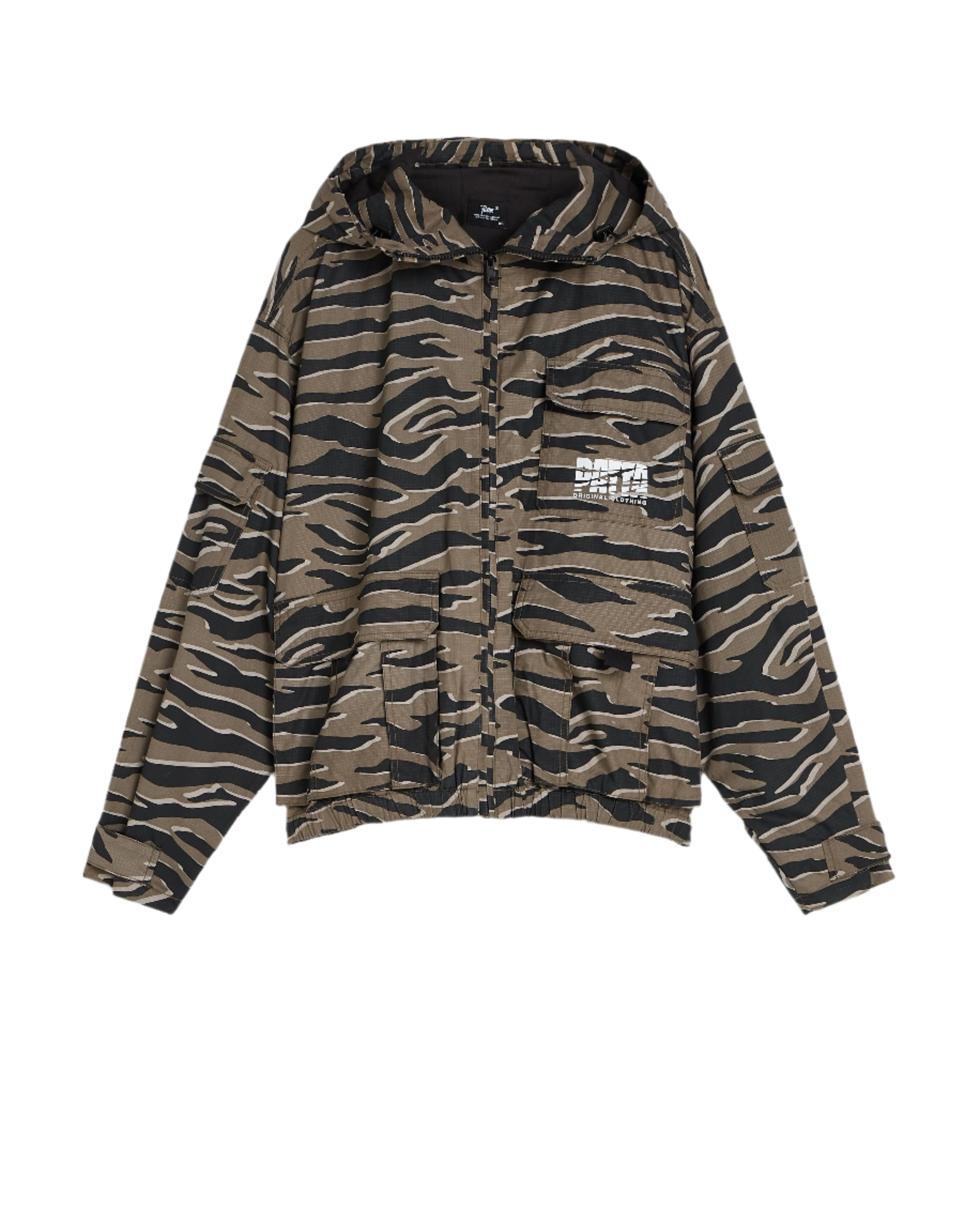 Patta Tiger Stripe Camo Ripstop Jacket