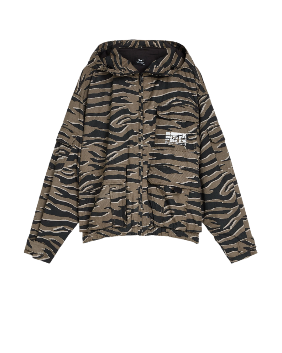 Patta Tiger Stripe Camo Ripstop Jacket