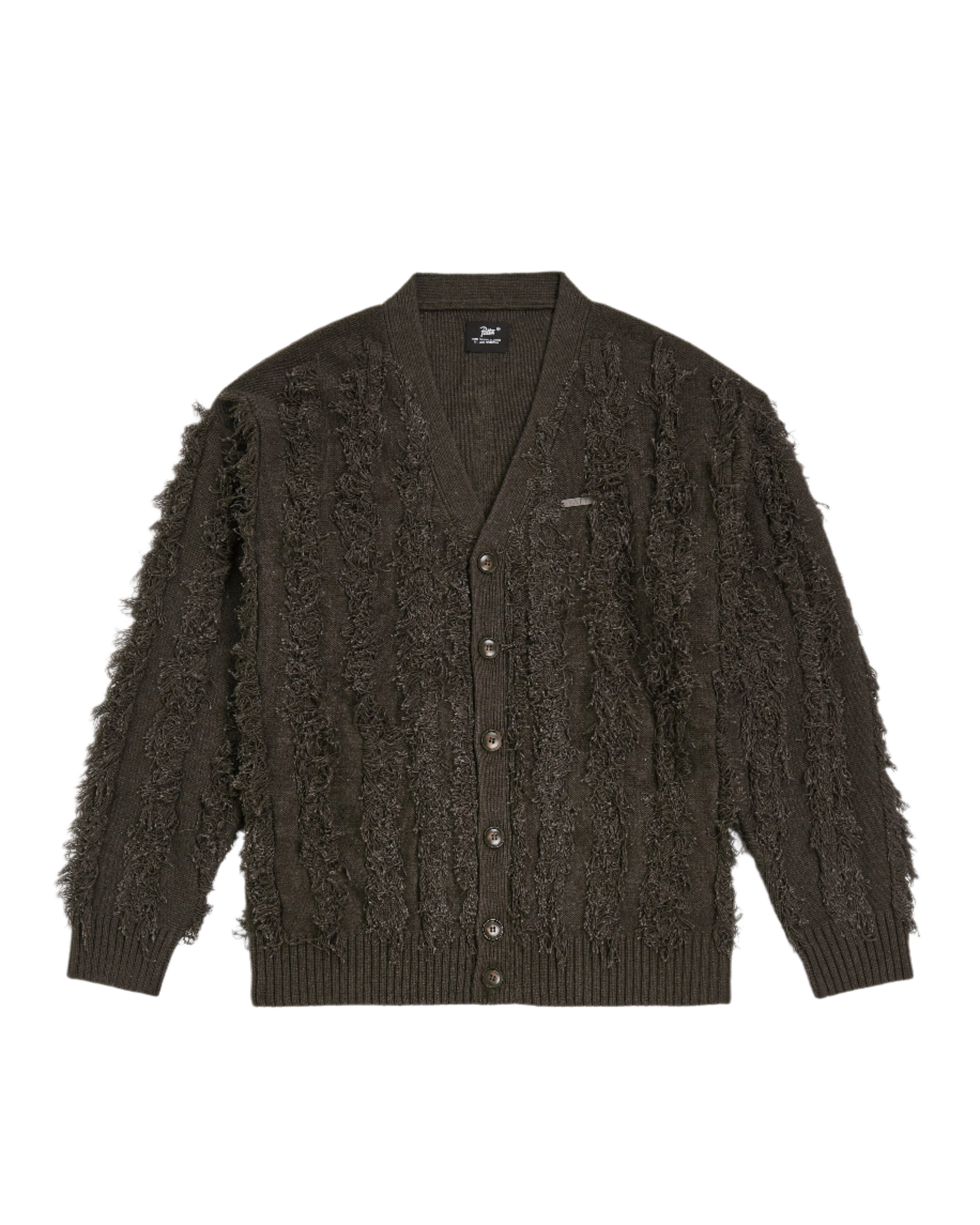 Patta Fringed Knitted Cardigan