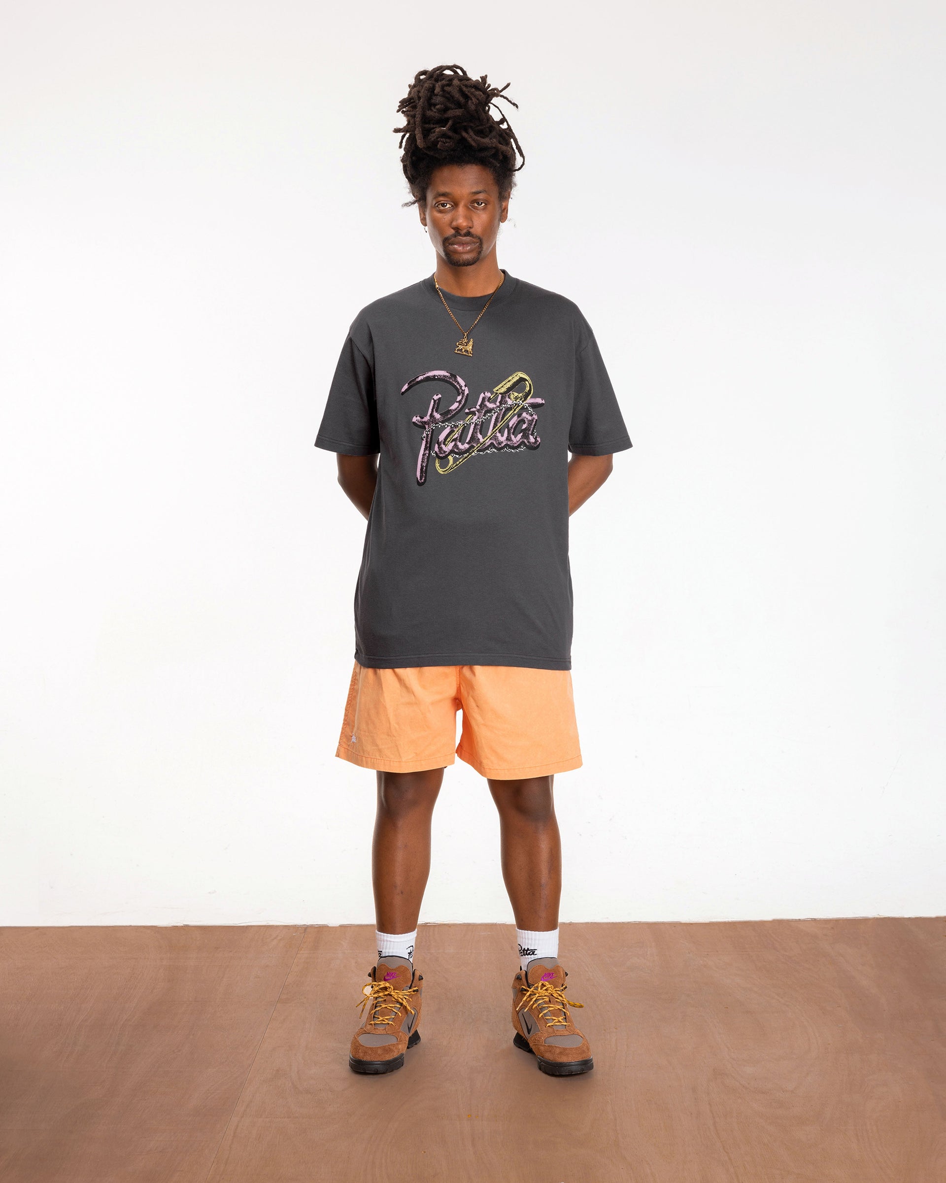 Patta Pinned T-Shirt (Forged Iron)