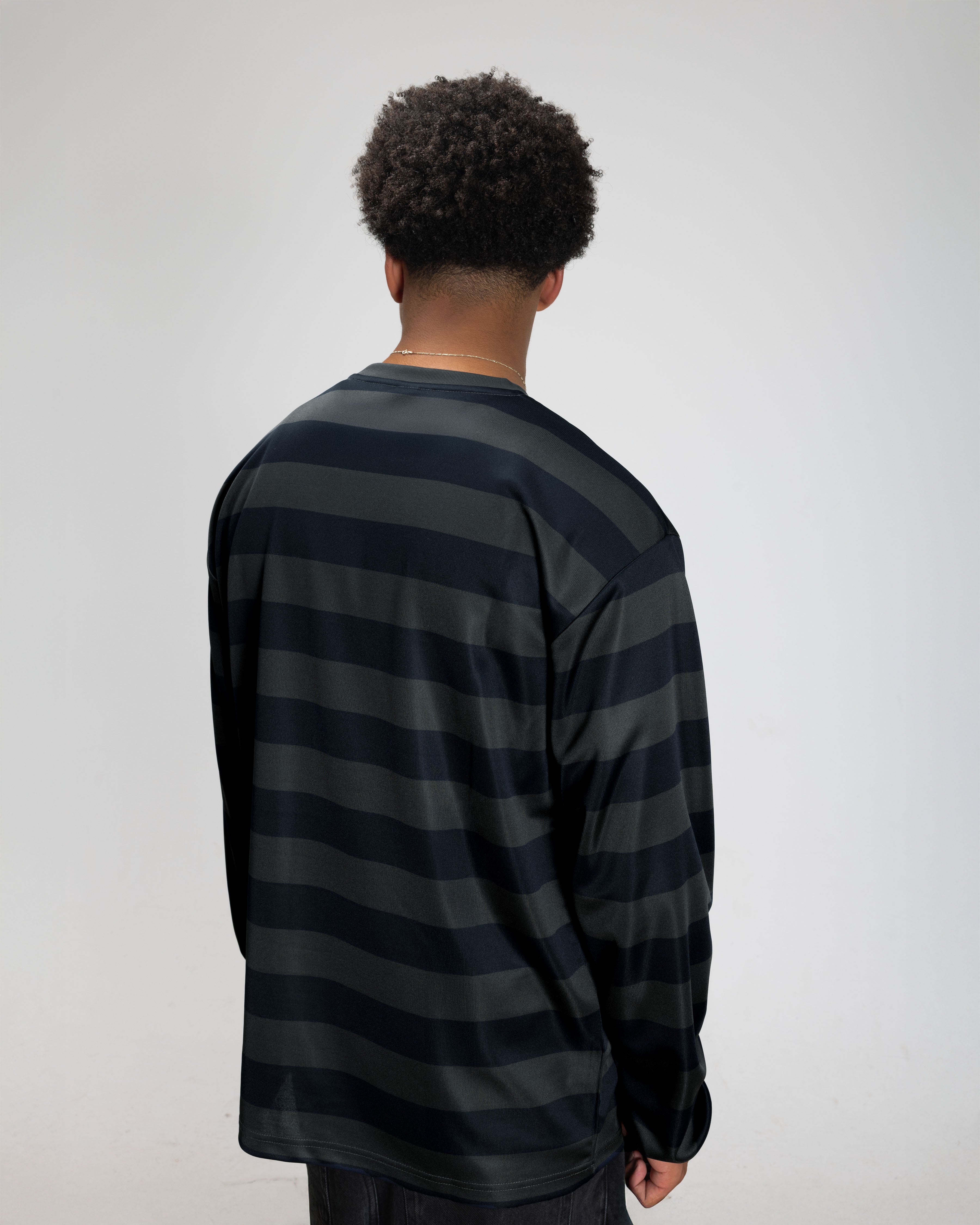 Patta Striped Longsleeve Football Jersey (Forged Iron