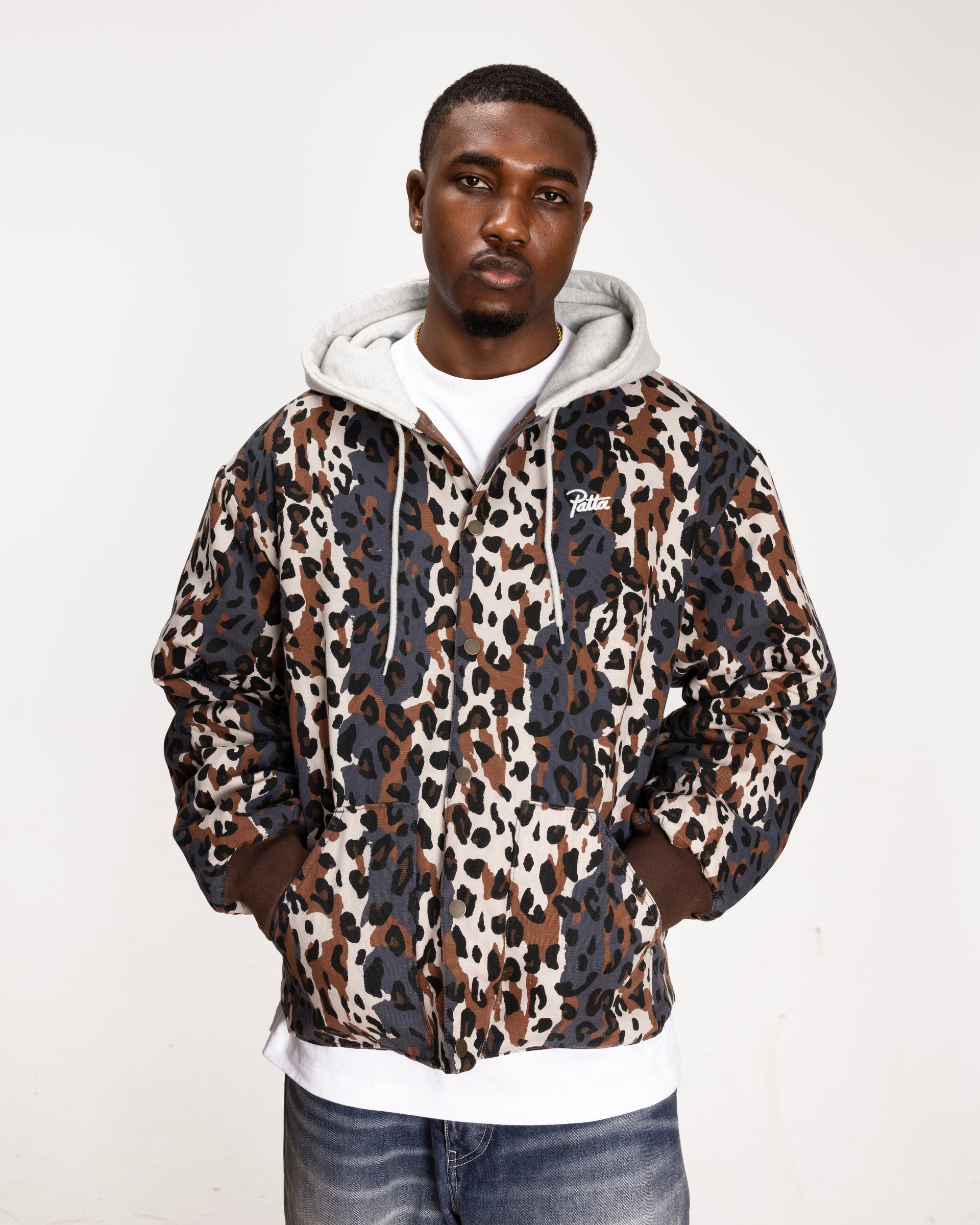 Patta City Leopard Reversible Bomber Jacket - Multi