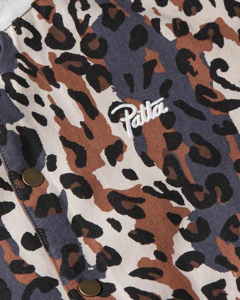 Patta City Leopard Reversible Bomber Jacket