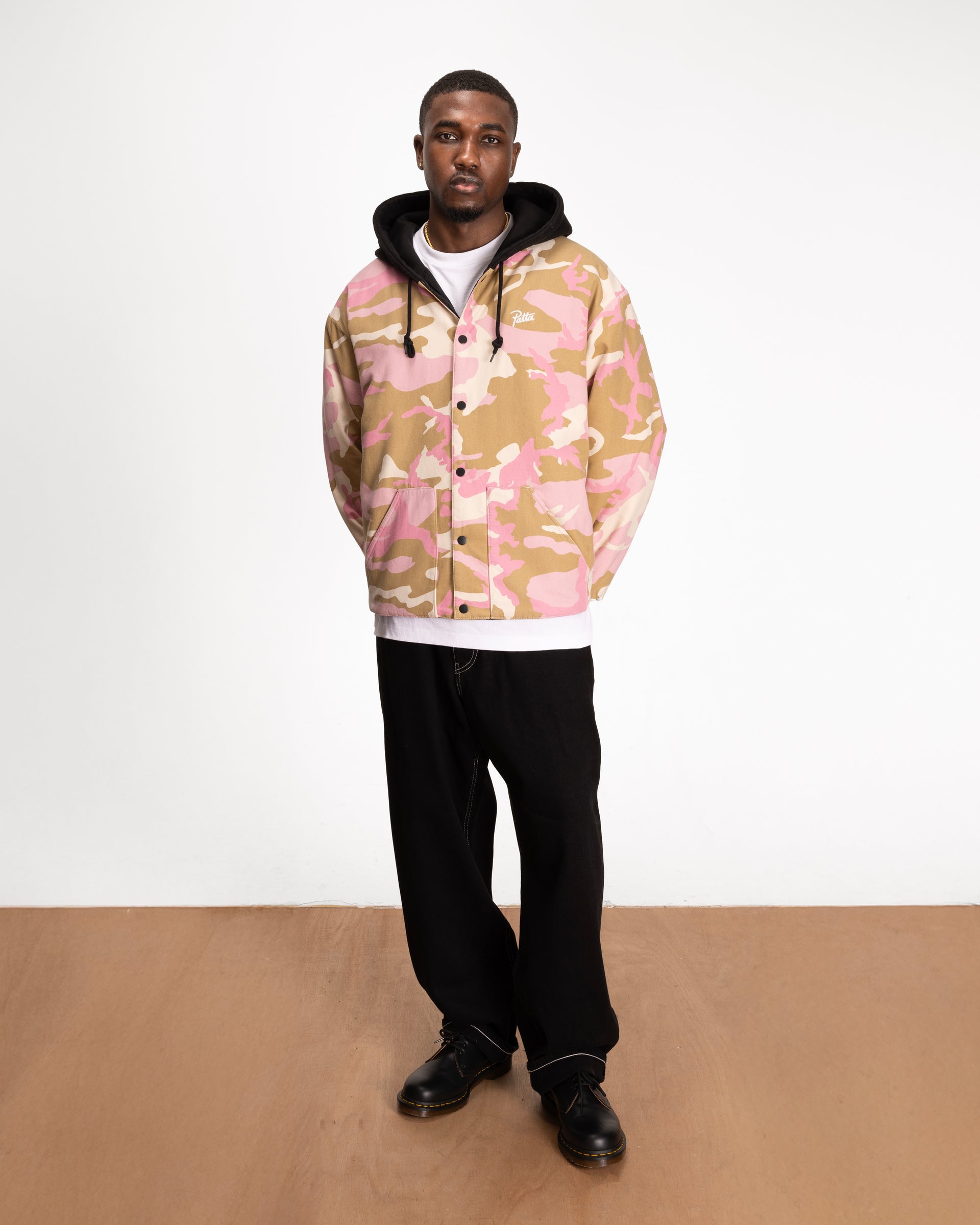 Patta Woodland Camo Reversible Bomber Jacket (Multi)