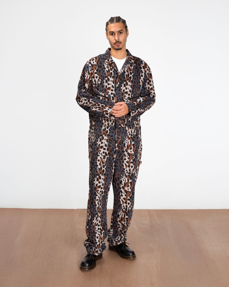 Patta City Leopard Boiler Suit - Multi