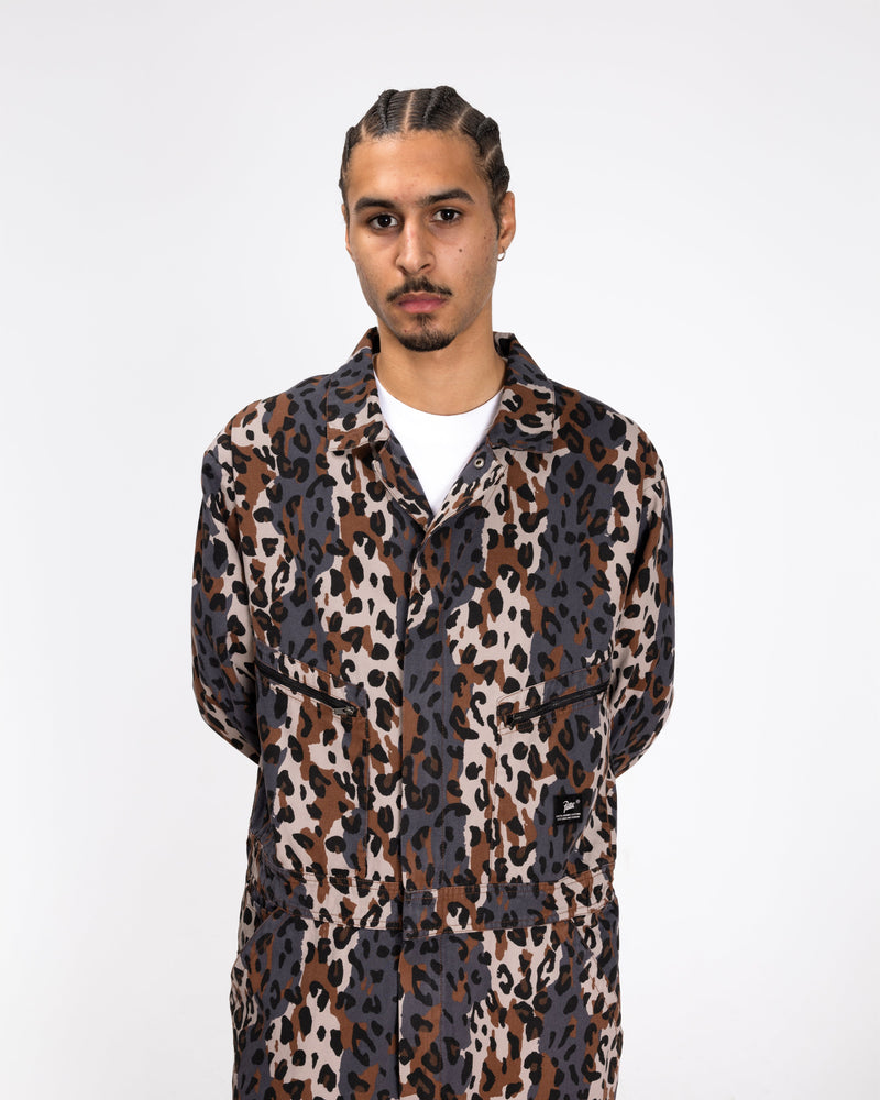 Patta City Leopard Boiler Suit - Multi