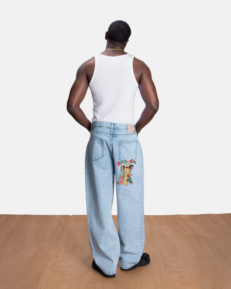 Patta 2Getha4Eva Denim Pants (Light Blue Denim)