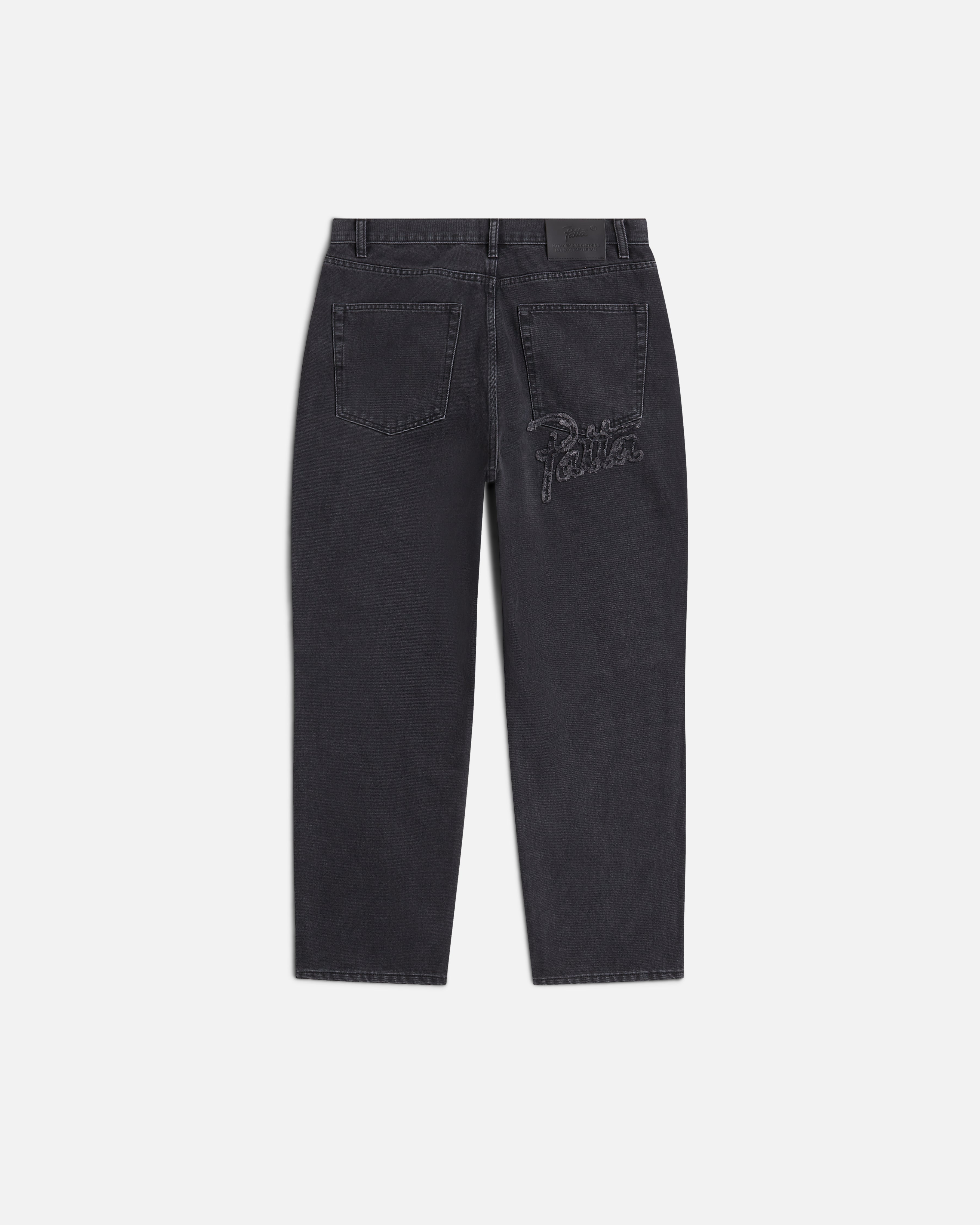 Patta Stonewash Baggy Denim Pants (Black) – Patta UK