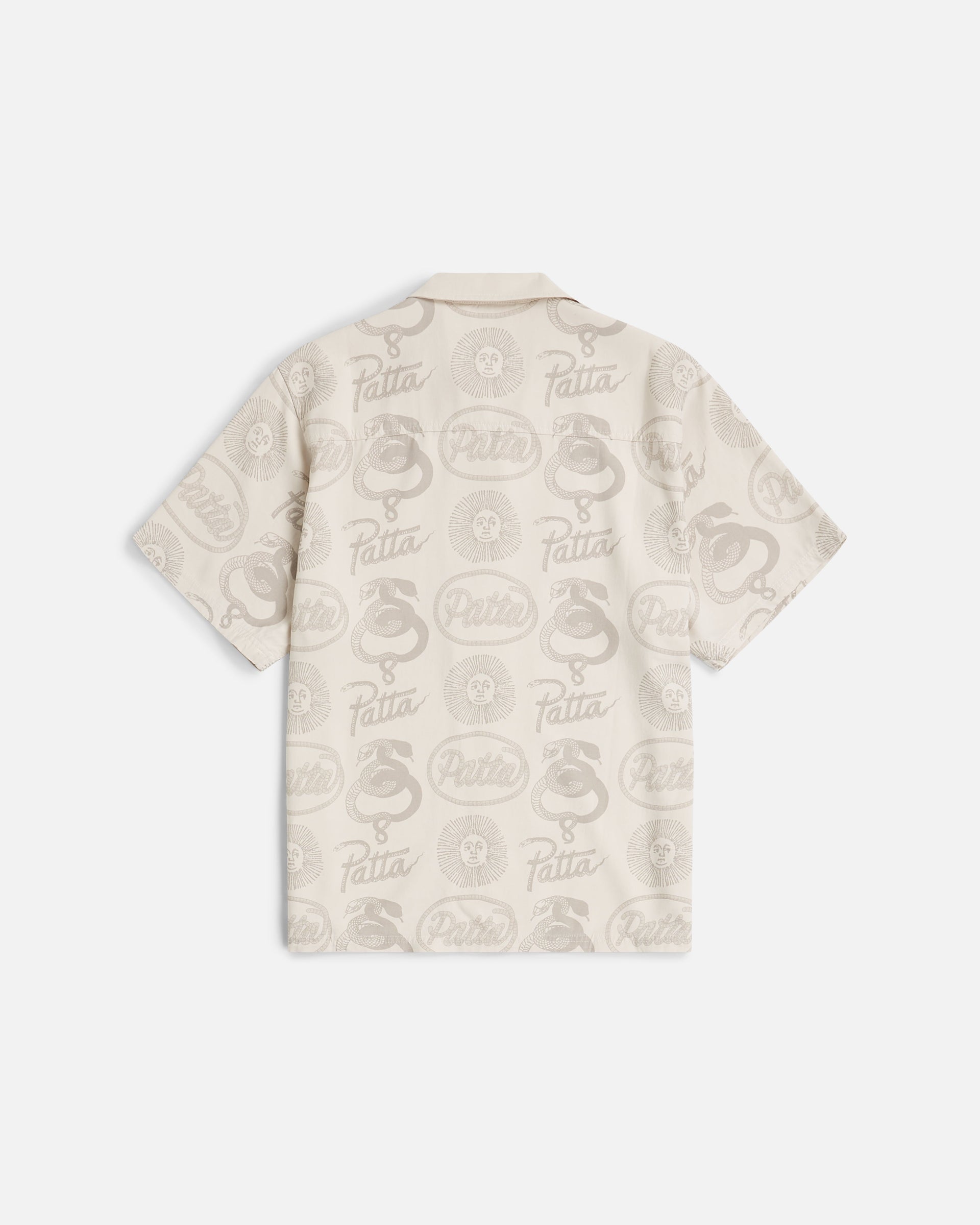 Patta Serpentes Summer Shirt (Pumic Stone)