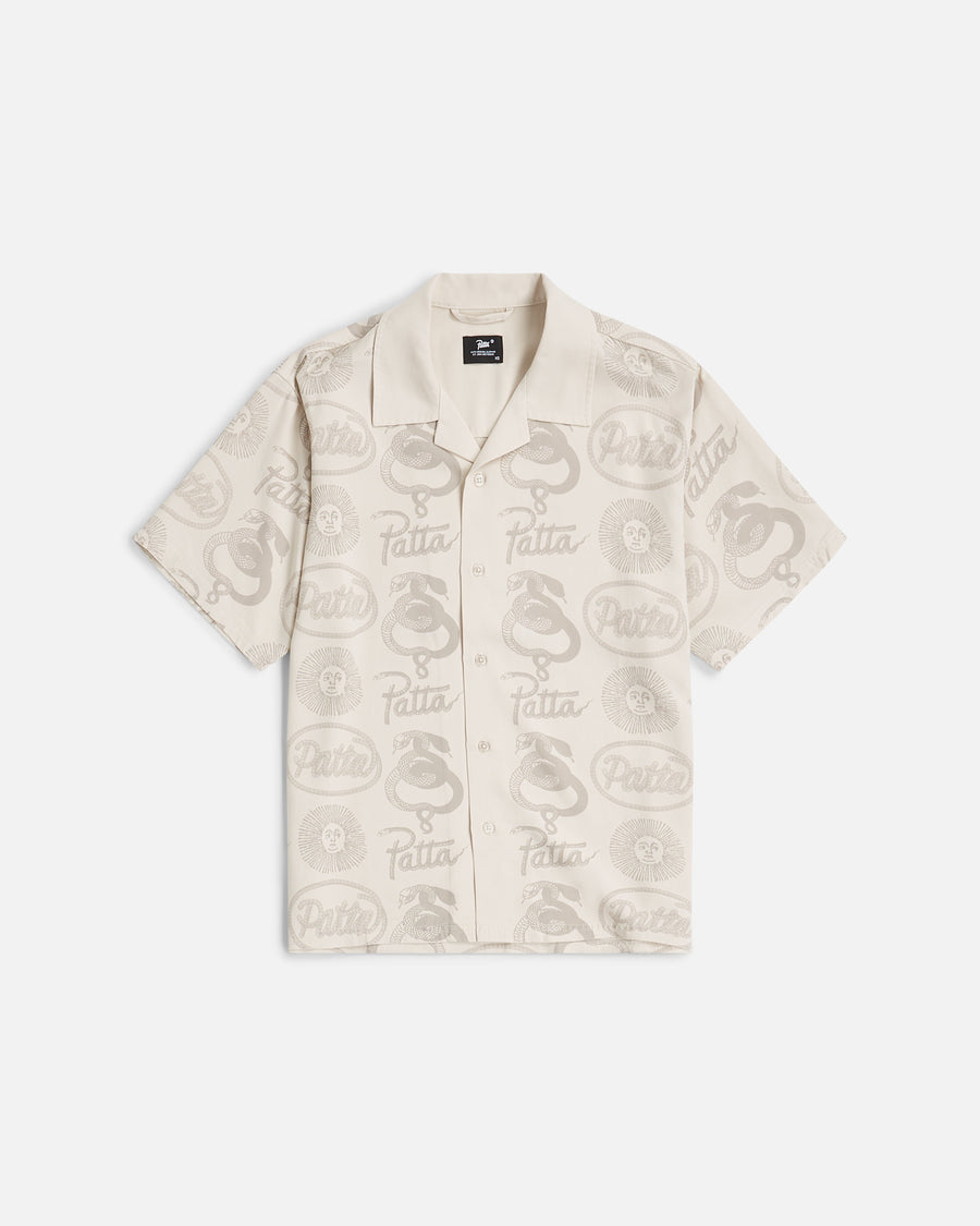 Patta Serpentes Summer Shirt (Pumic Stone)