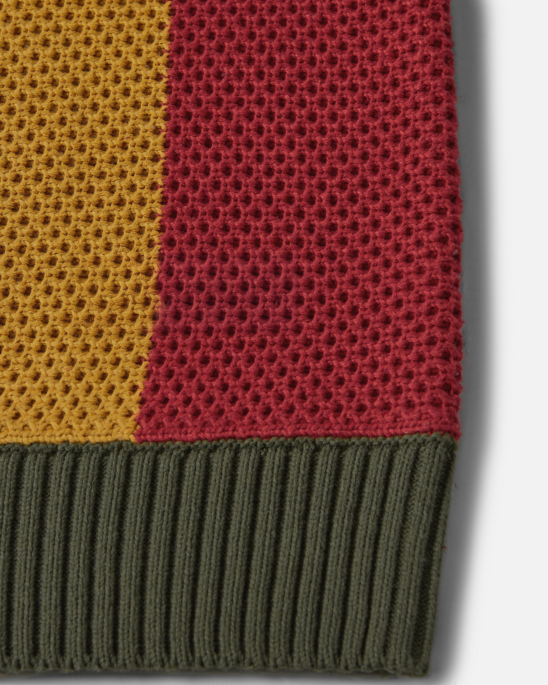 Patta Striped Honeycomb Knitted Sweater - Multi