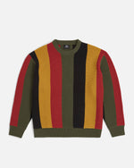 Patta Striped Honeycomb Knitted Sweater - Multi