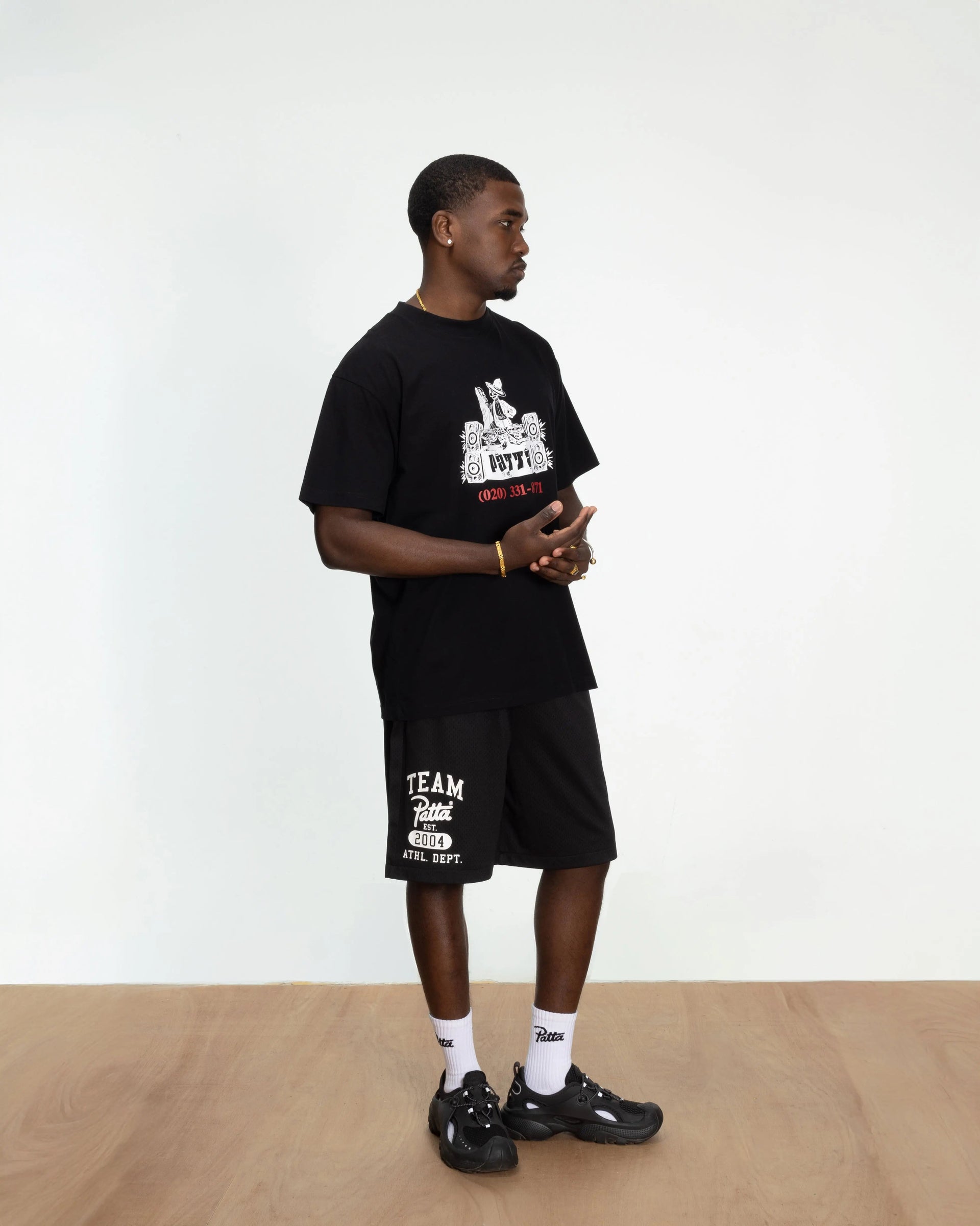 Patta DJ Skully T-Shirt (Black)