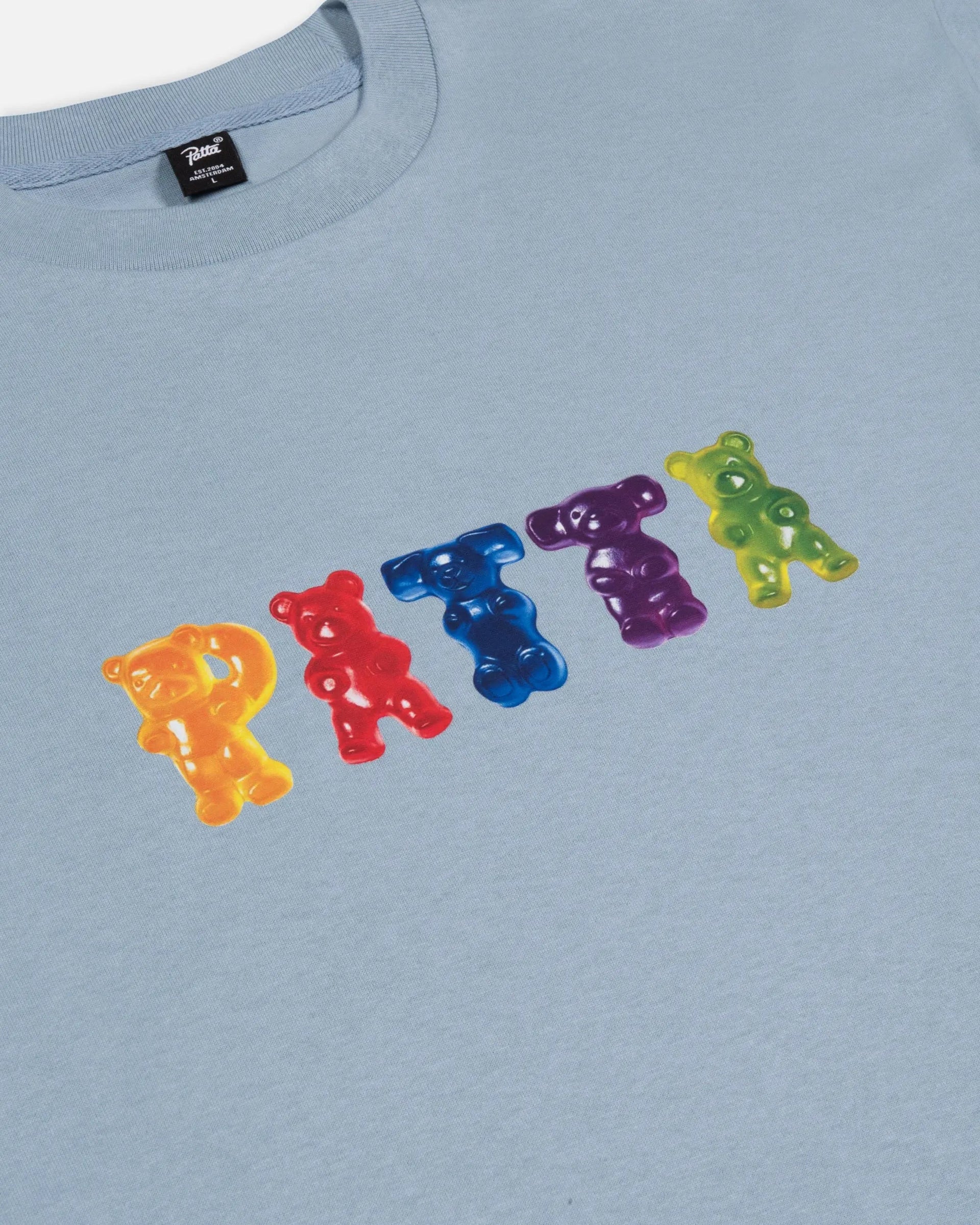 Patta Gummi T-Shirt (Dusty Blue)